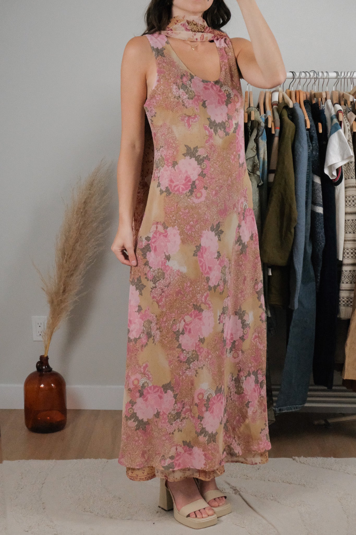 Vintage x Scarf + Dress Reversible Dress (12)