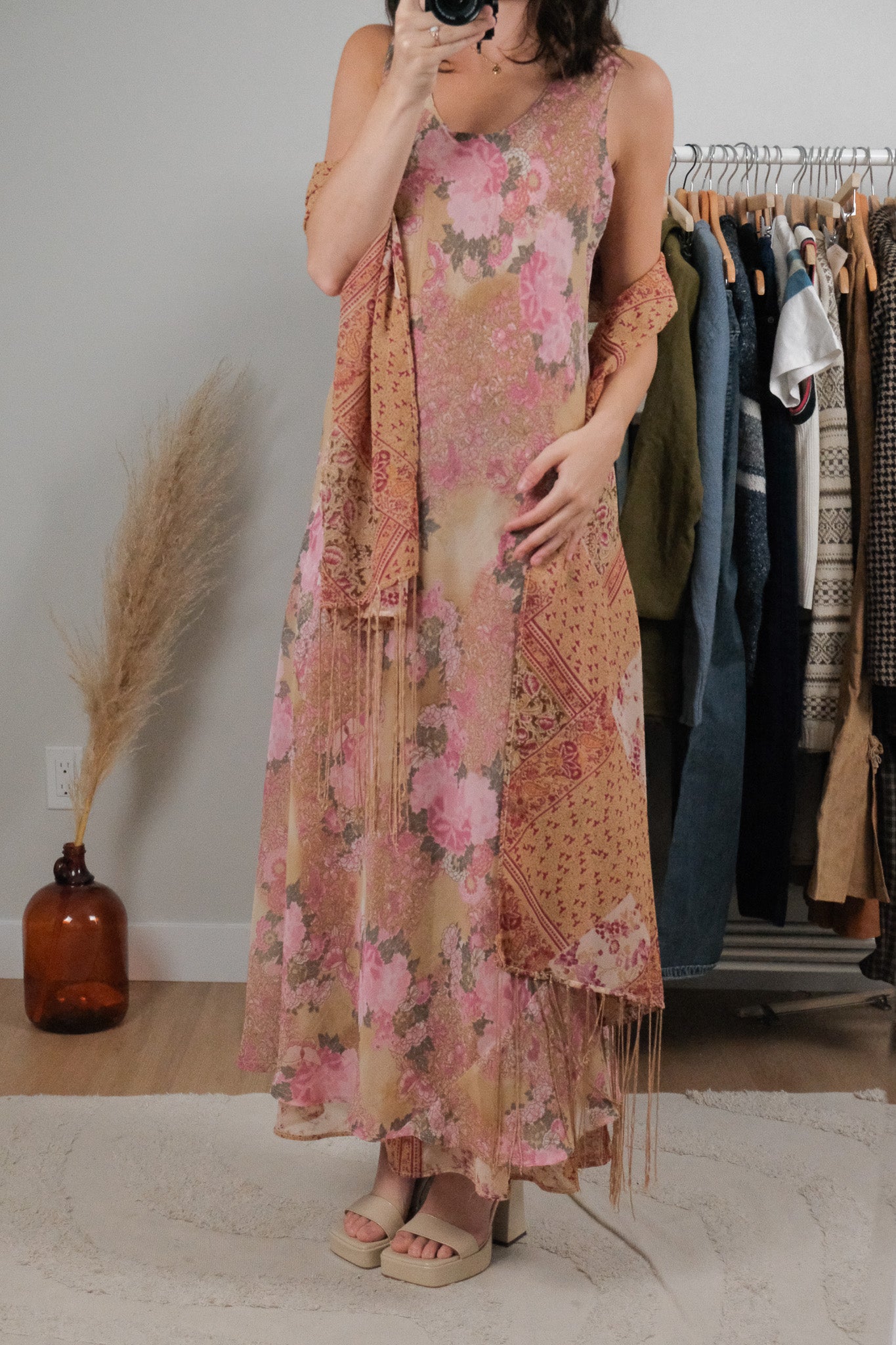 Vintage x Scarf + Dress Reversible Dress (12)