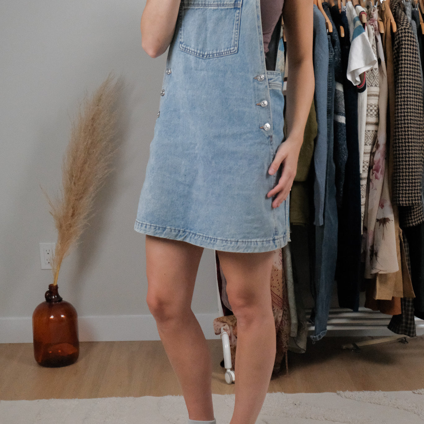 Modern x Denim Overall Dress (XS-S)