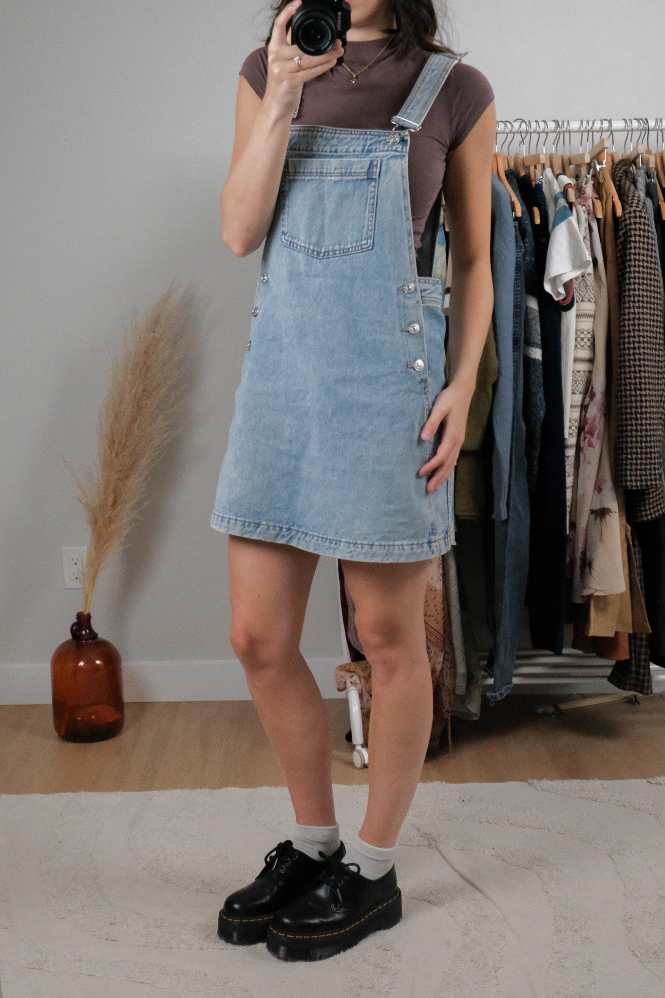 Modern x Denim Overall Dress (XS-S)