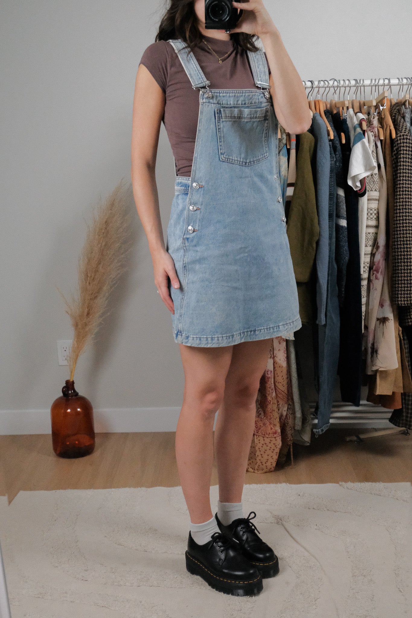 Modern x Denim Overall Dress (XS-S)