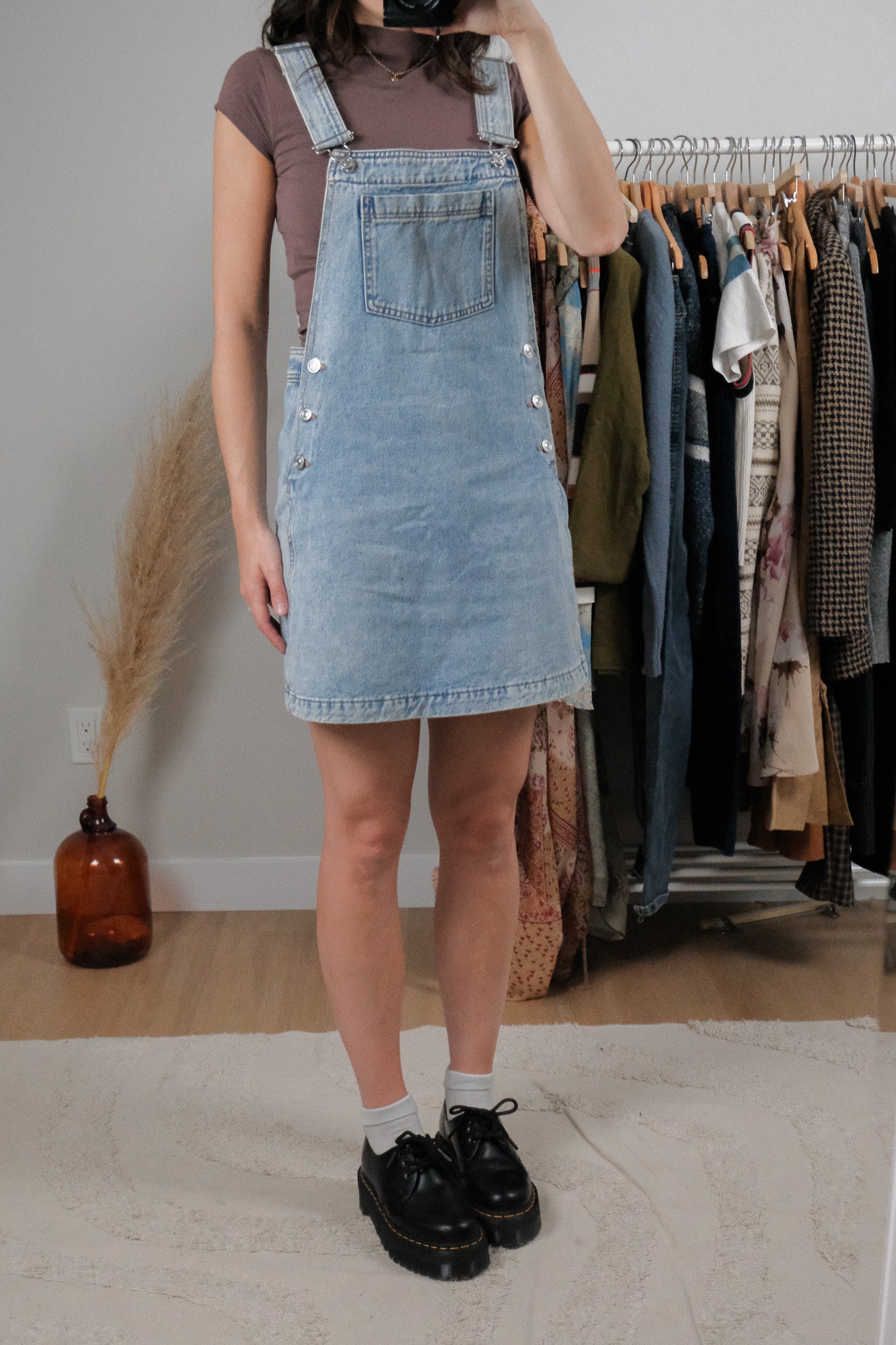 Modern x Denim Overall Dress (XS-S)
