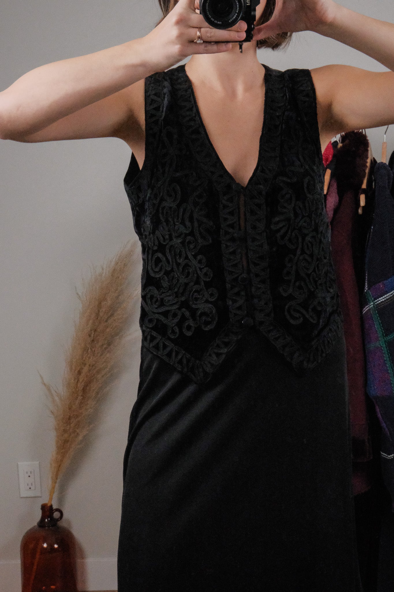 Vintage x Velvet Textured Vest (M)