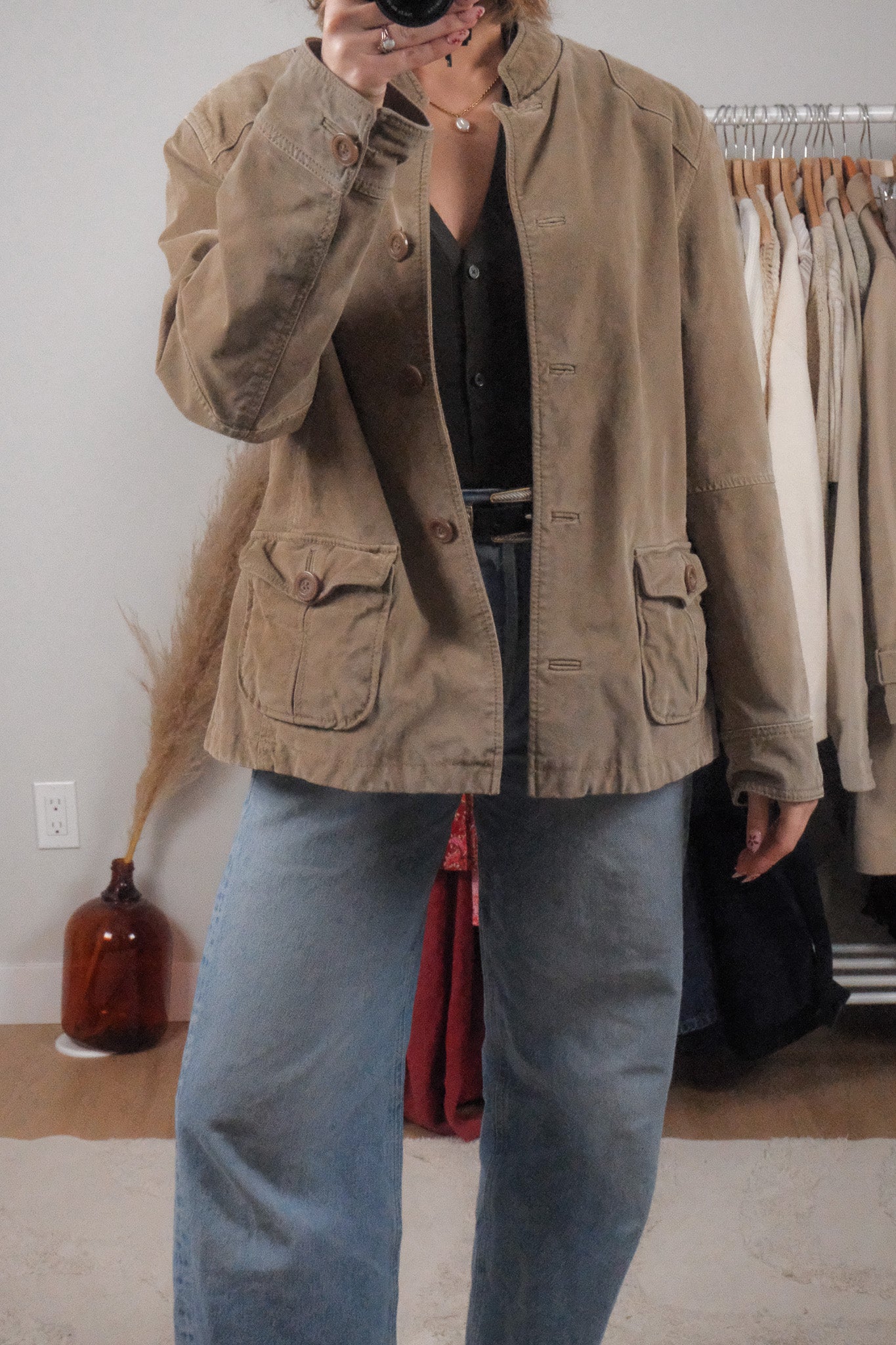 Vintage x 100% Suede Jacket (L)