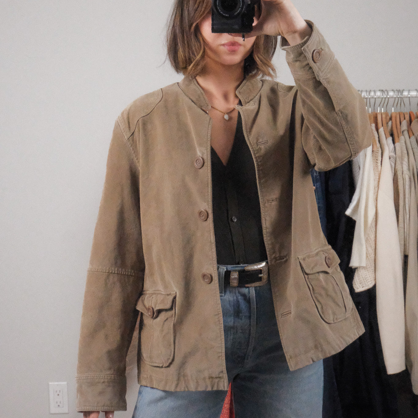 Vintage x 100% Suede Jacket (L)
