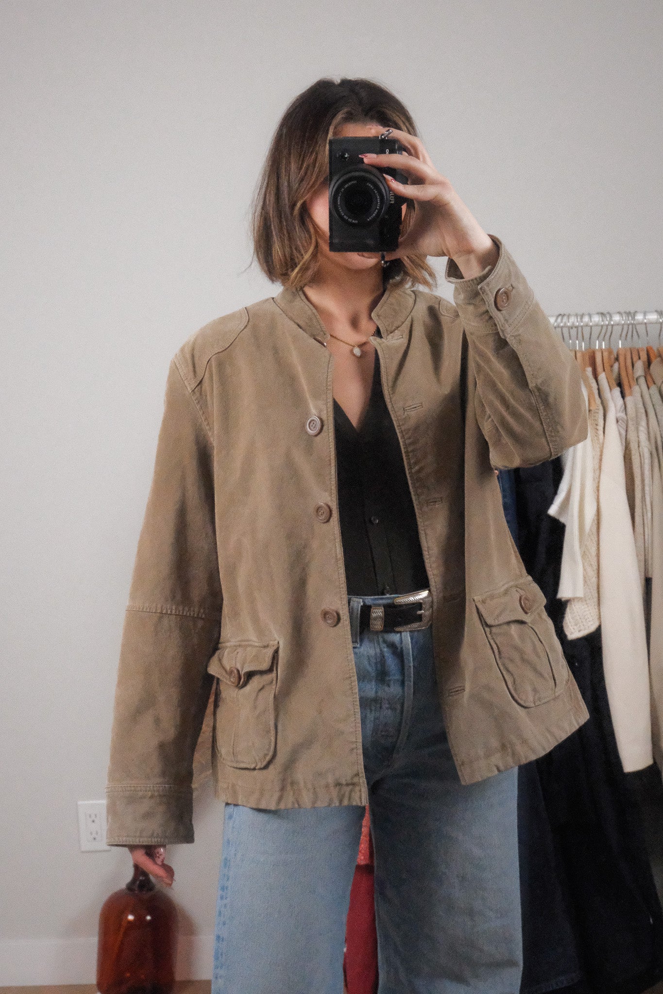 Vintage x 100% Suede Jacket (L)