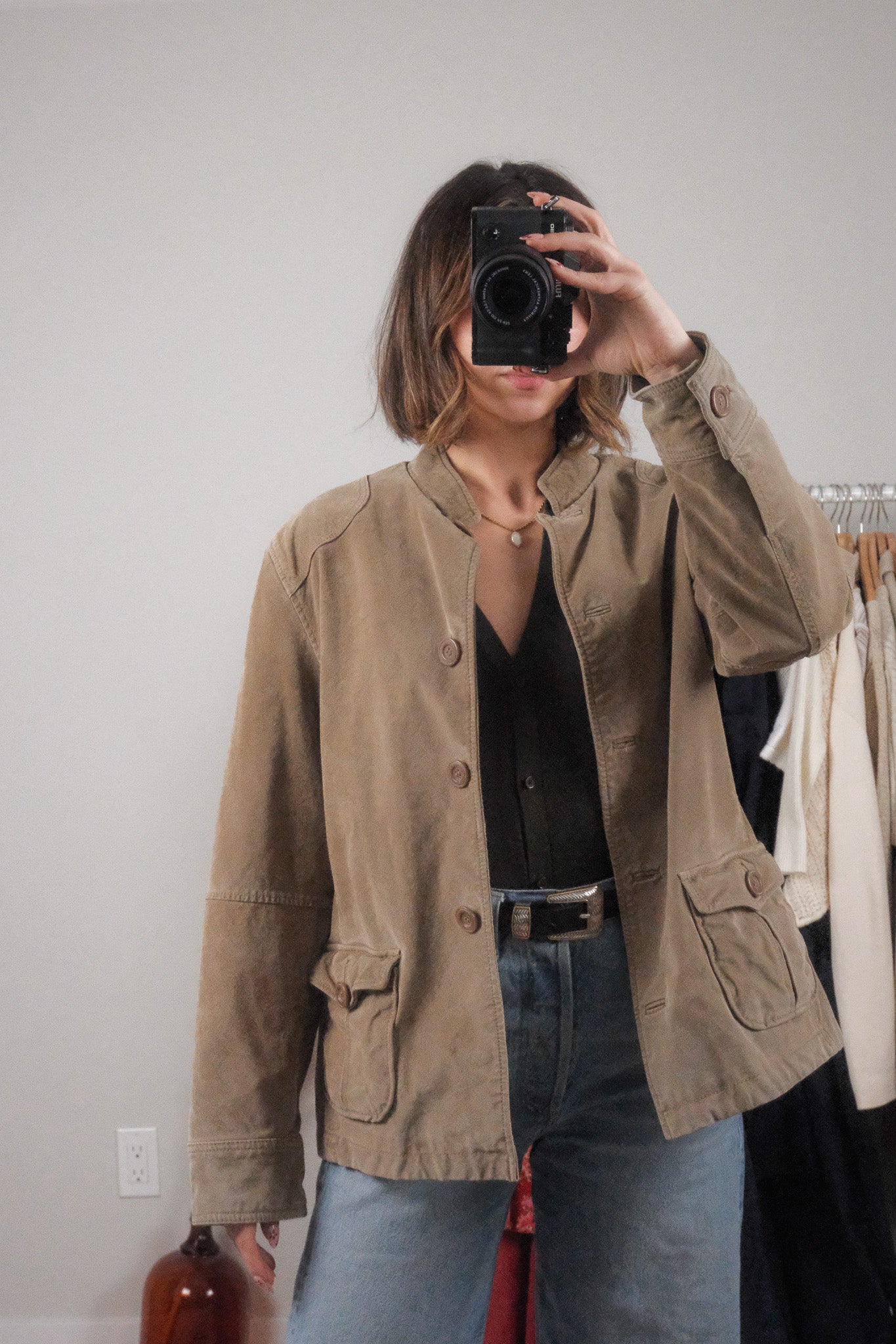 Vintage x 100% Suede Jacket (L)