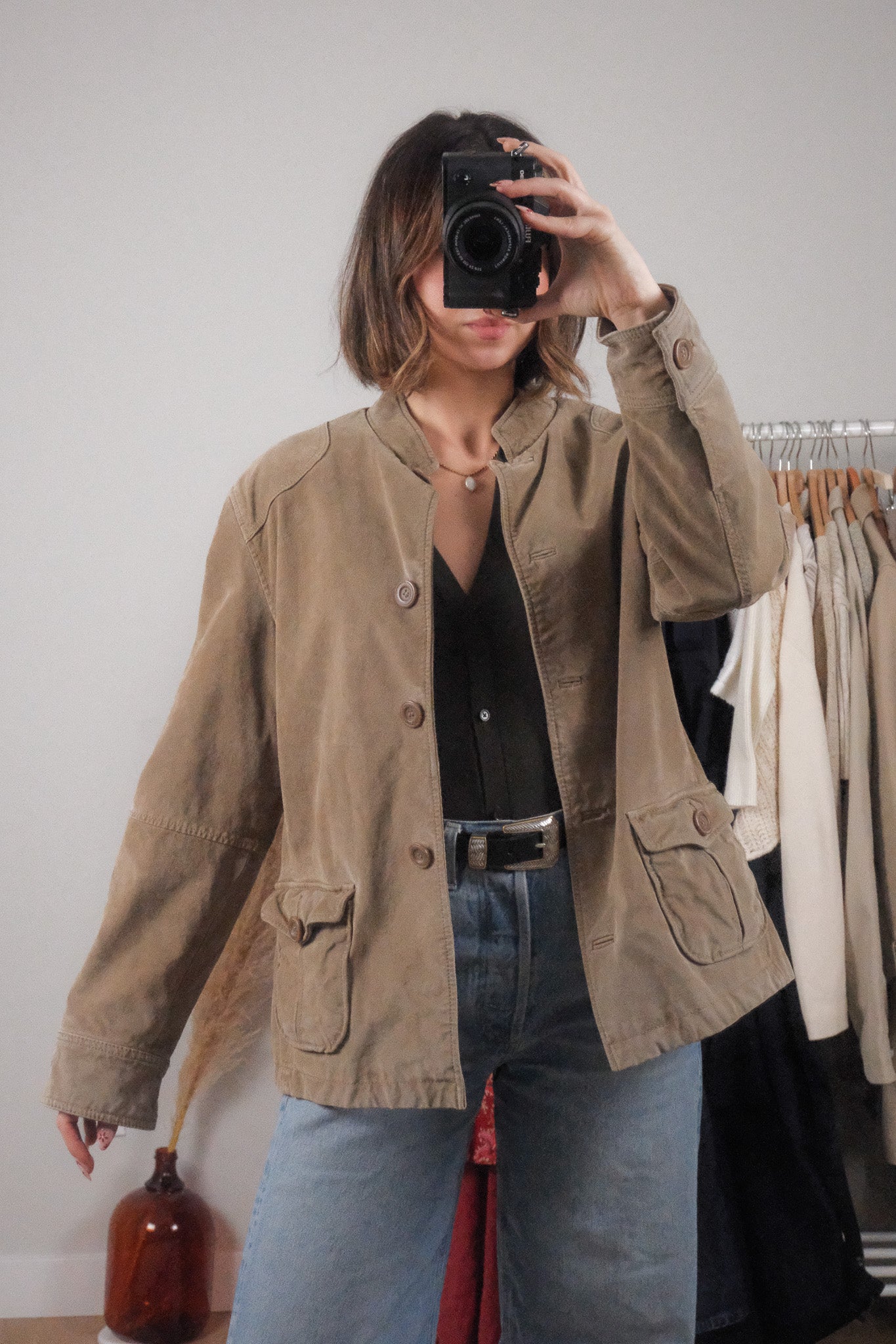 Vintage x 100% Suede Jacket (L)