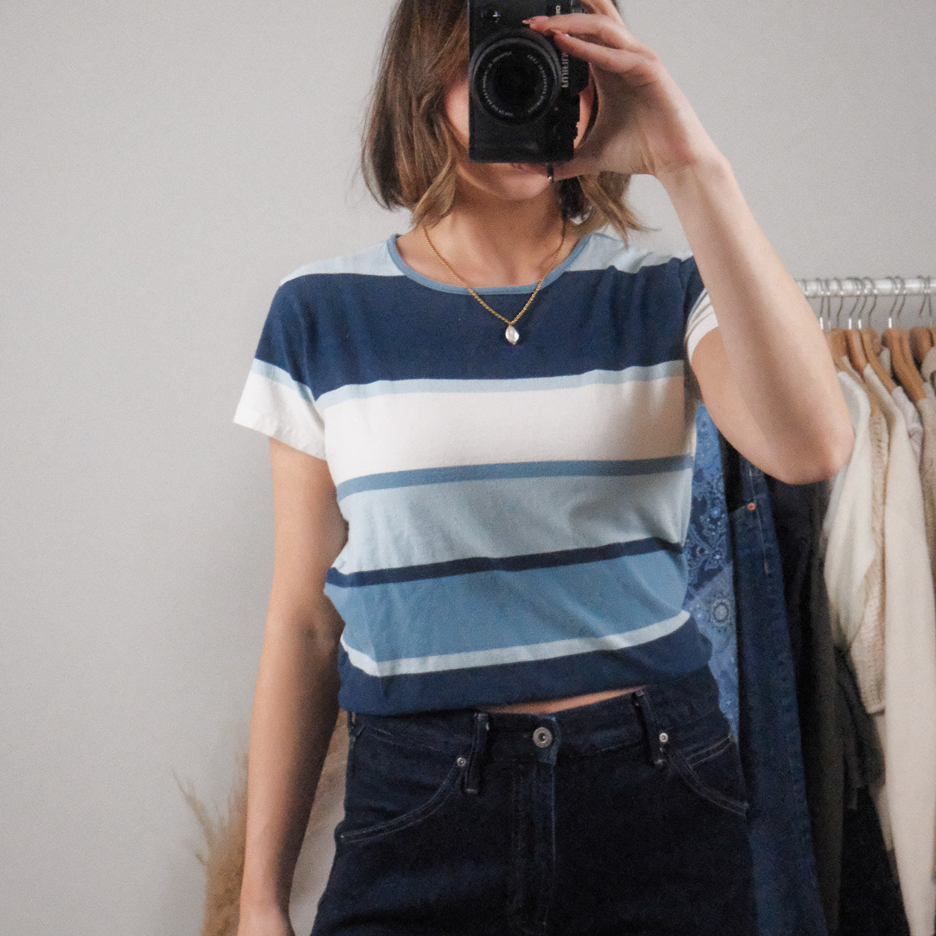 Vintage x Striped Top (M/L)