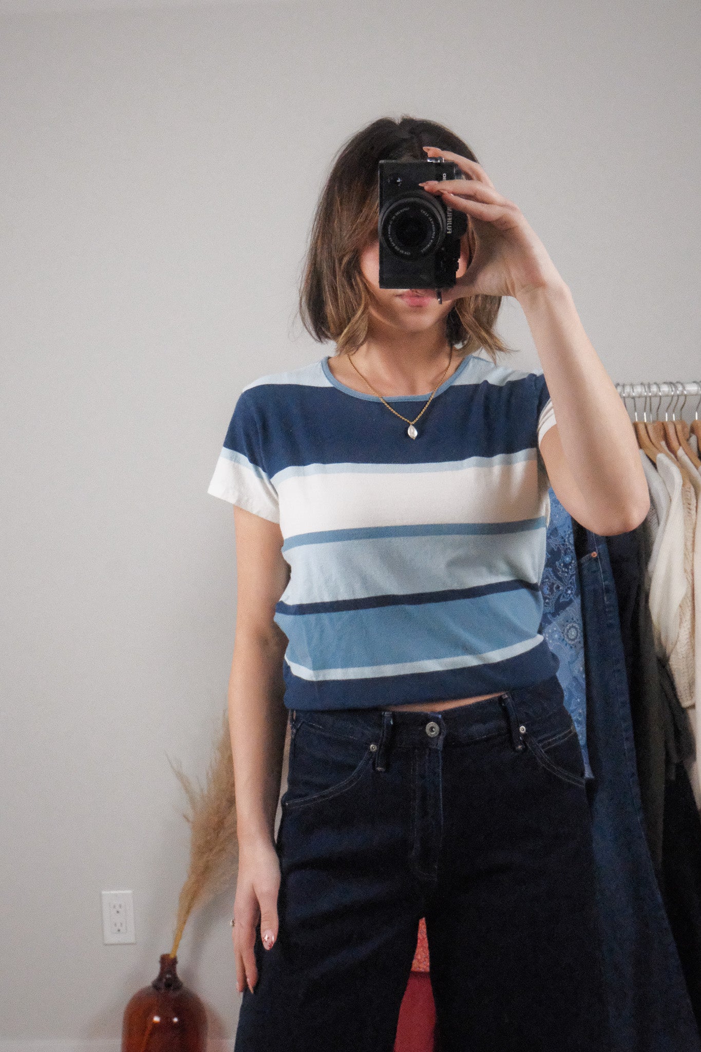 Vintage x Striped Top (M/L)