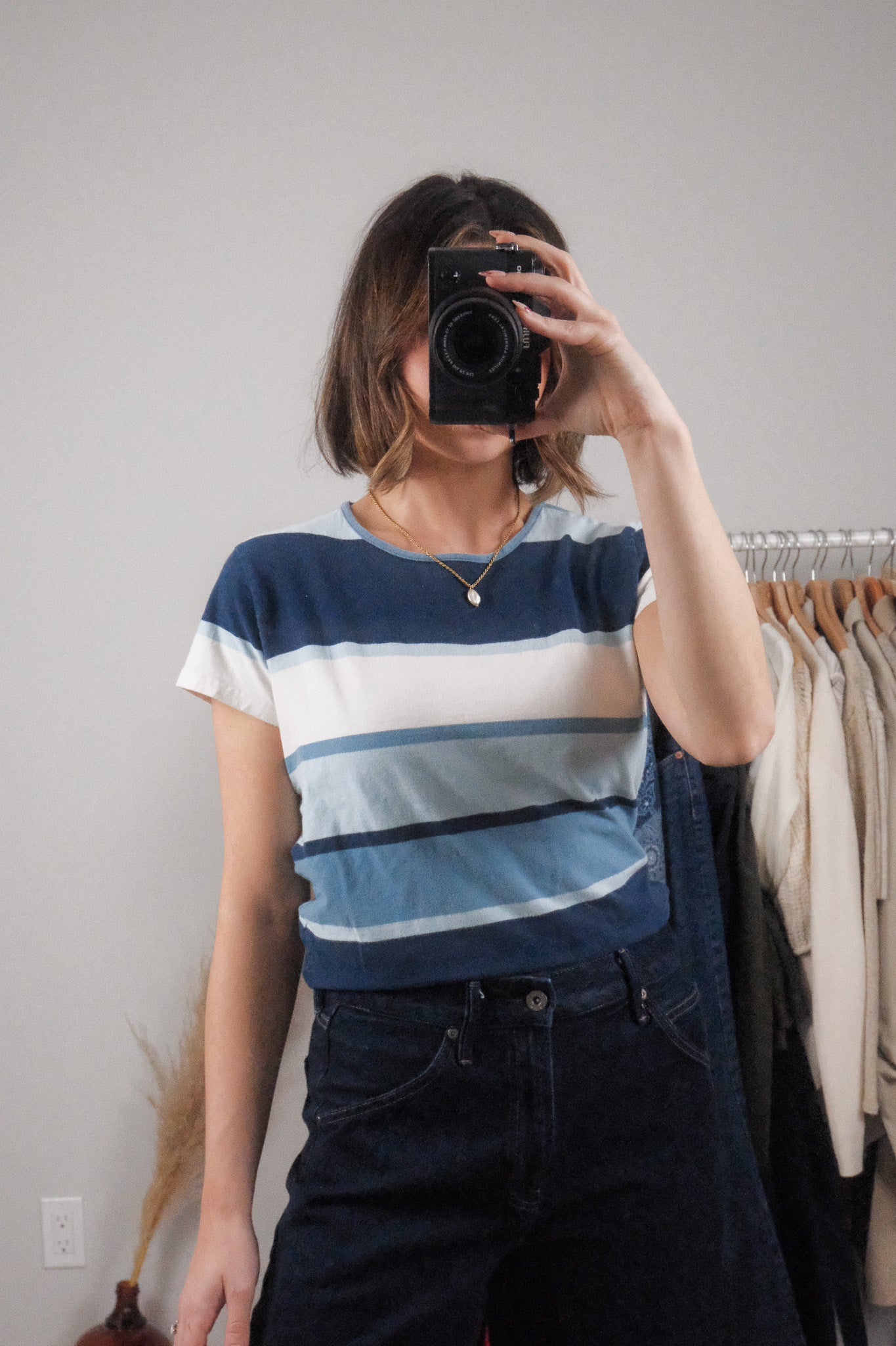Vintage x Striped Top (M/L)