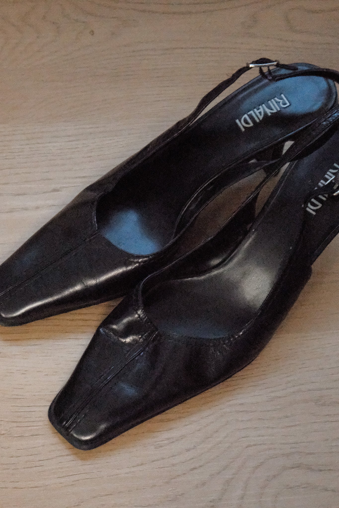 Vintage x Leather Sling Backs (7)