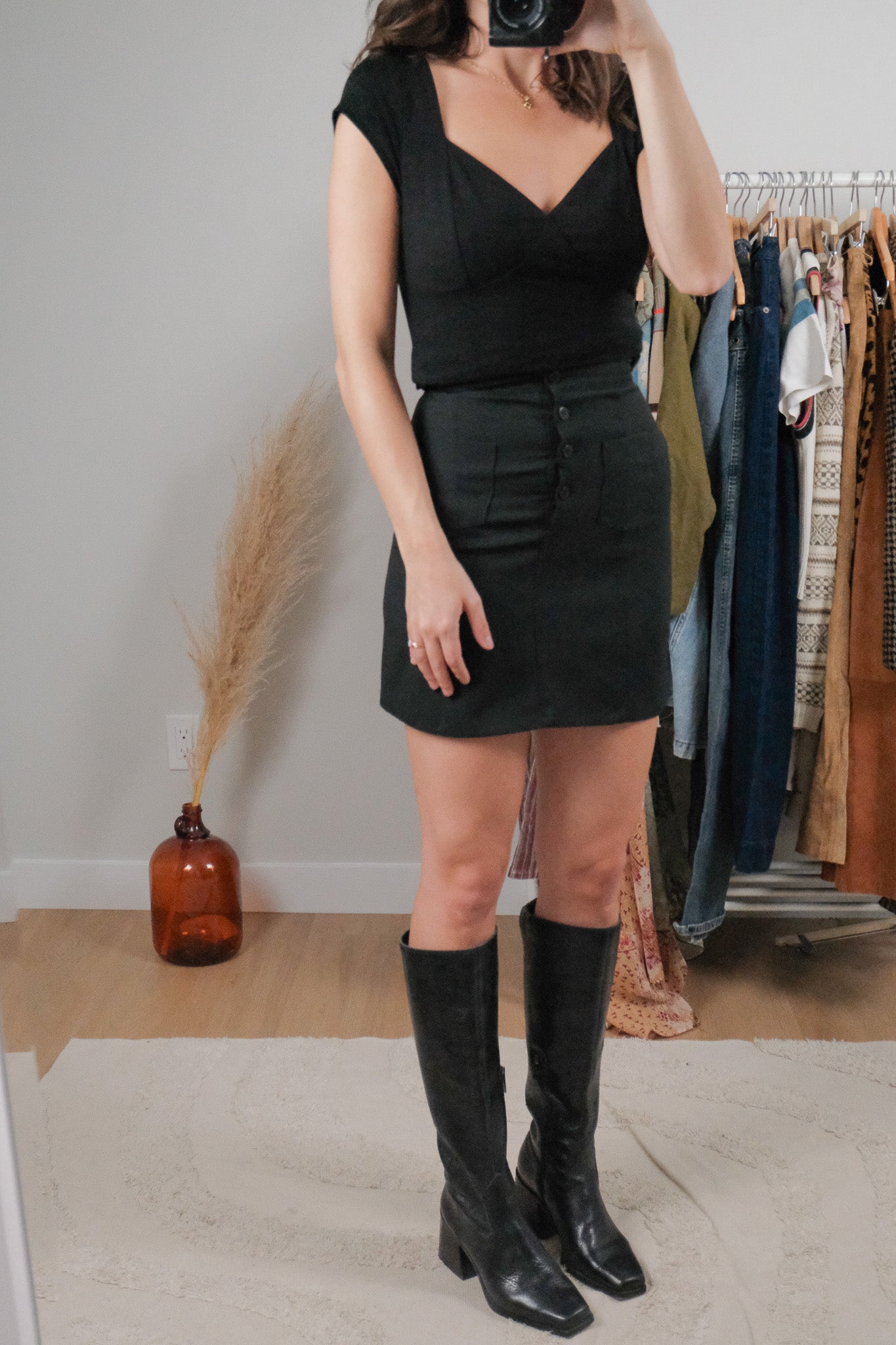 Made in Canada x Vintage x Mini Skirt (XXS/XS)