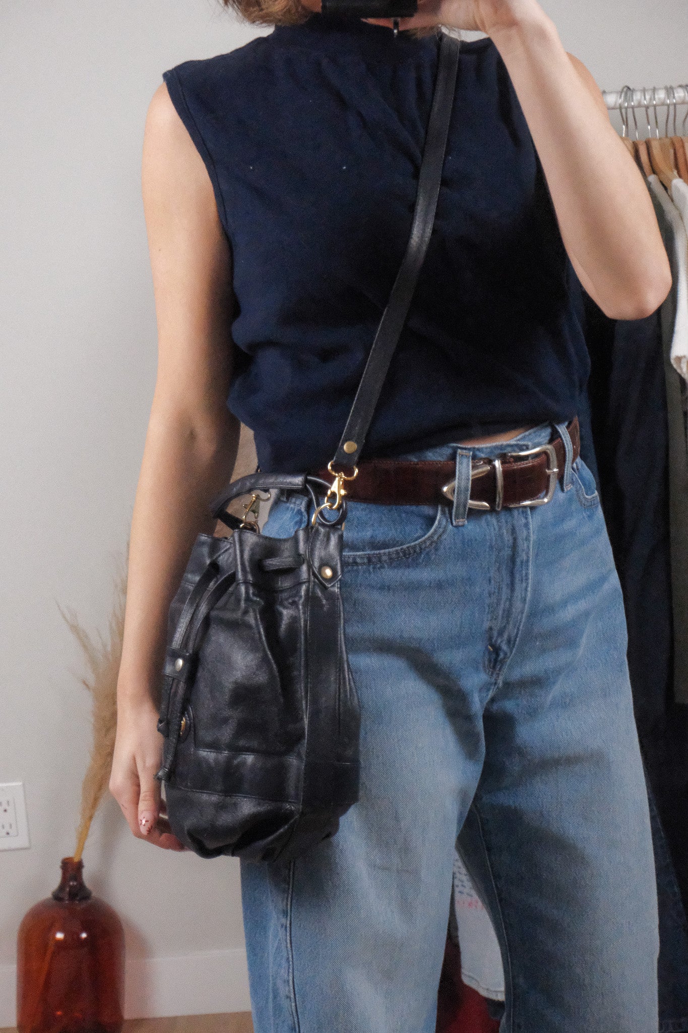 Vintage x Leather Purse