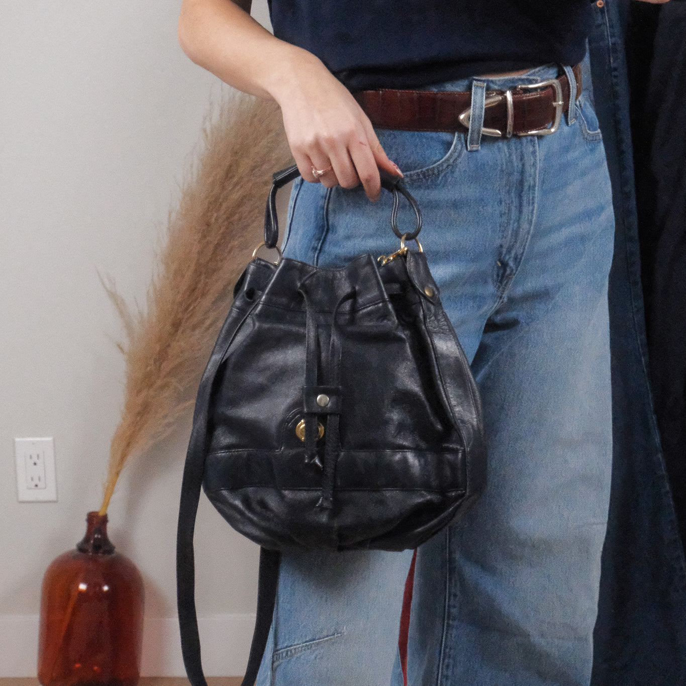 Vintage x Leather Purse