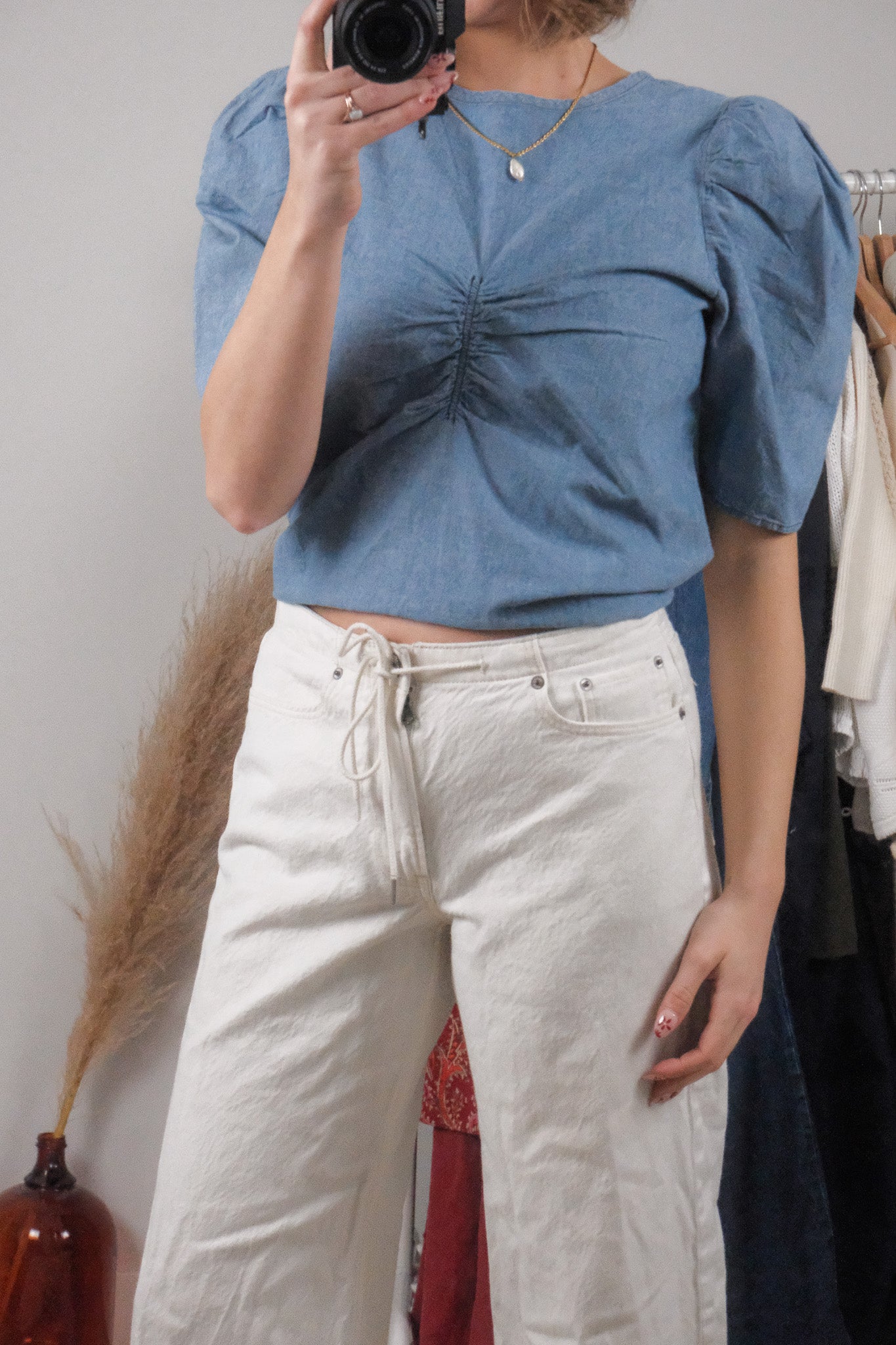 Modern x Made in Portugal x Nation Los Angeles Cotton Denim Top (S)