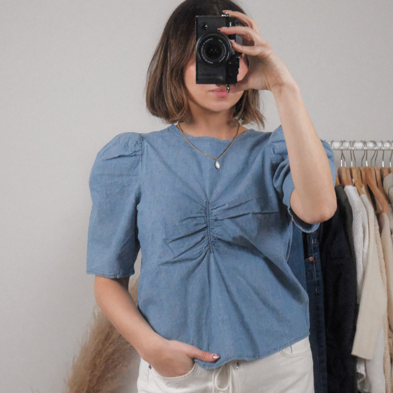 Modern x Made in Portugal x Nation Los Angeles Cotton Denim Top (S)