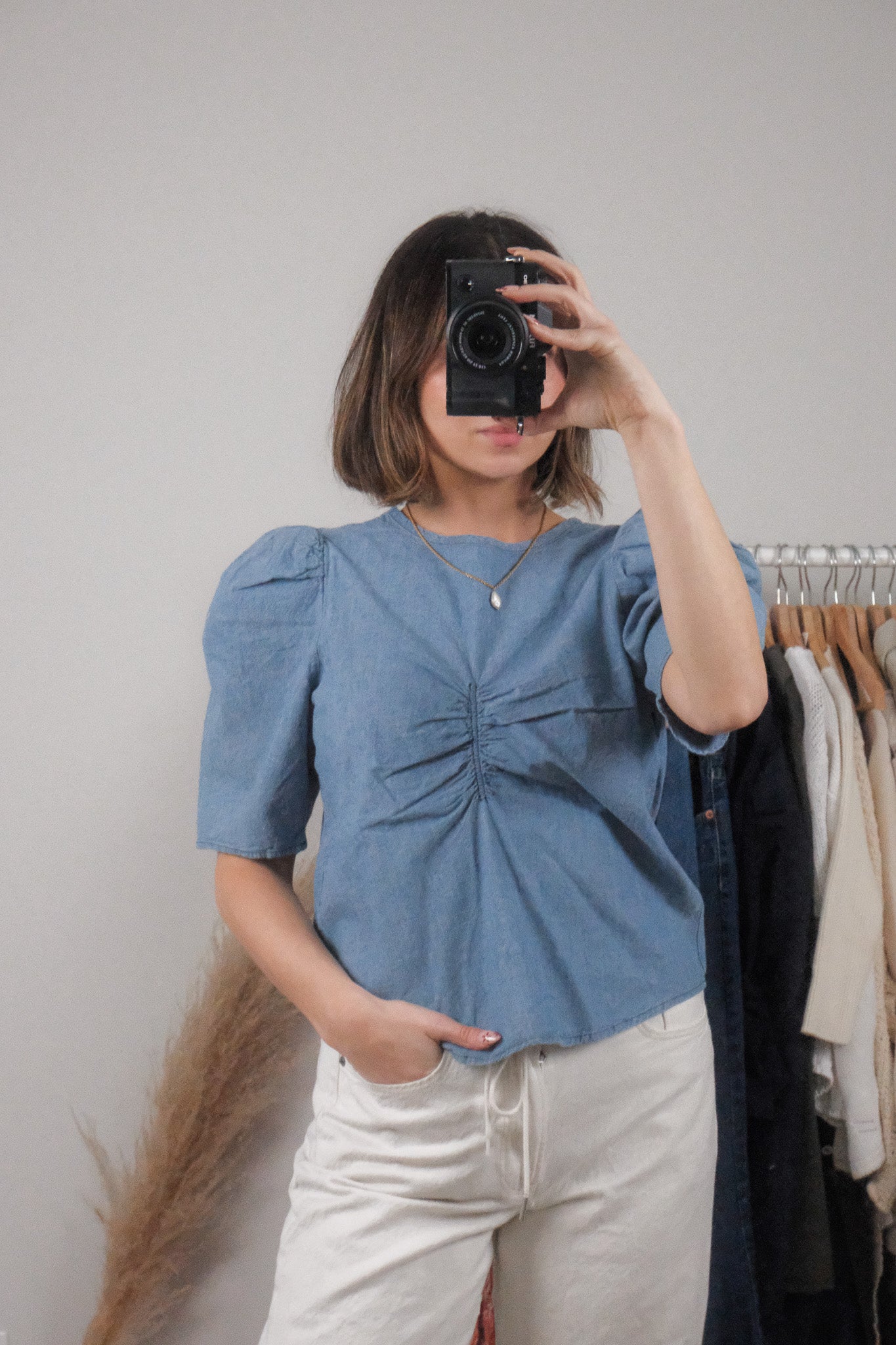 Modern x Made in Portugal x Nation Los Angeles Cotton Denim Top (S)