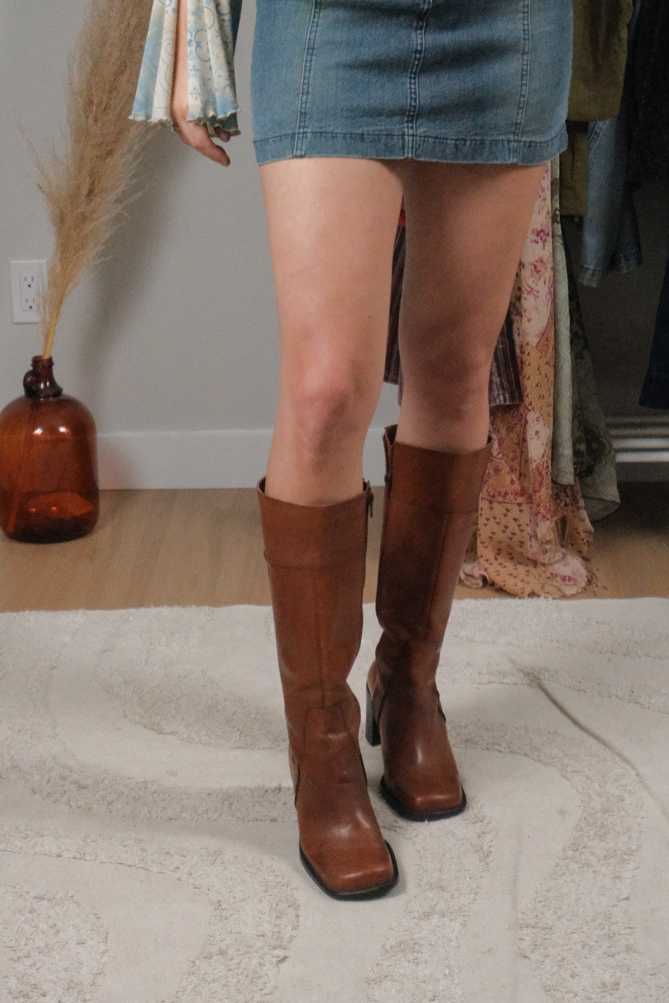 Vintage x Leather Aldo Boots (9/9.5)