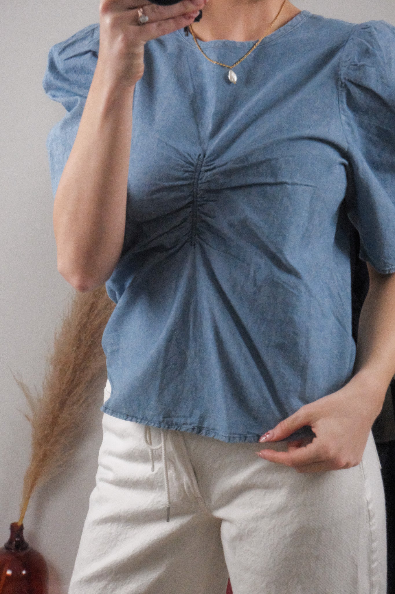 Modern x Made in Portugal x Nation Los Angeles Cotton Denim Top (S)