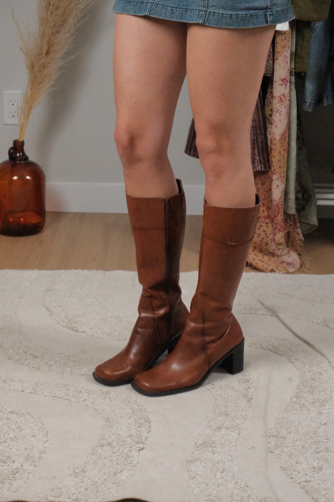 Vintage x Leather Aldo Boots (9/9.5)
