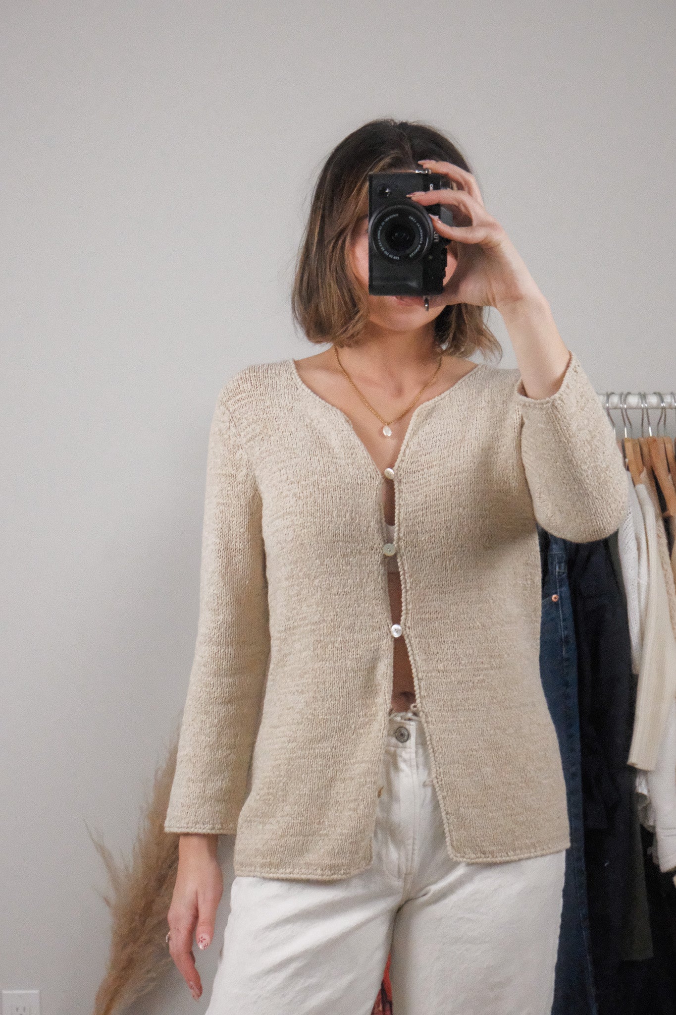 Vintage x Knit Cardigan (M)