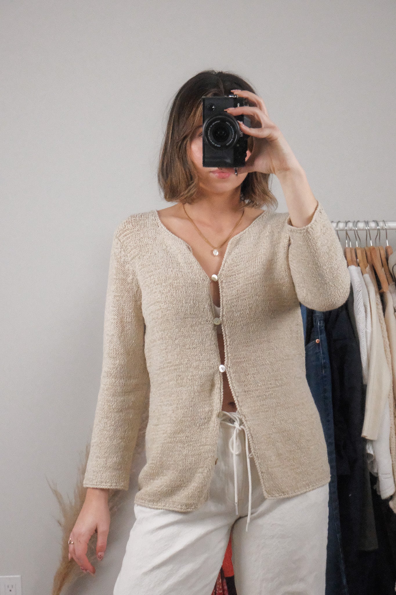 Vintage x Knit Cardigan (M)