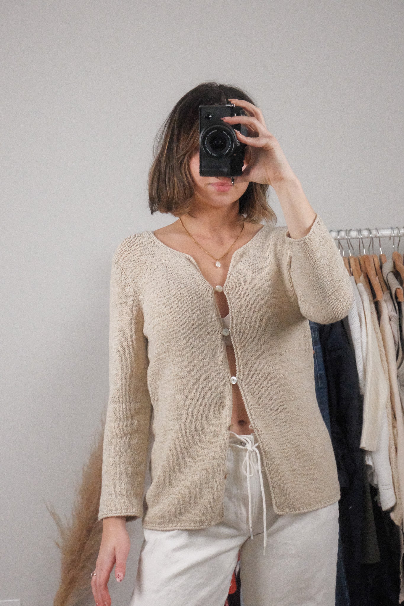 Vintage x Knit Cardigan (M)