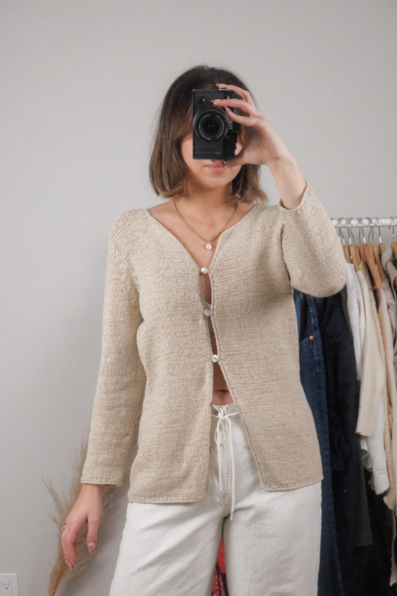 Vintage x Knit Cardigan (M)