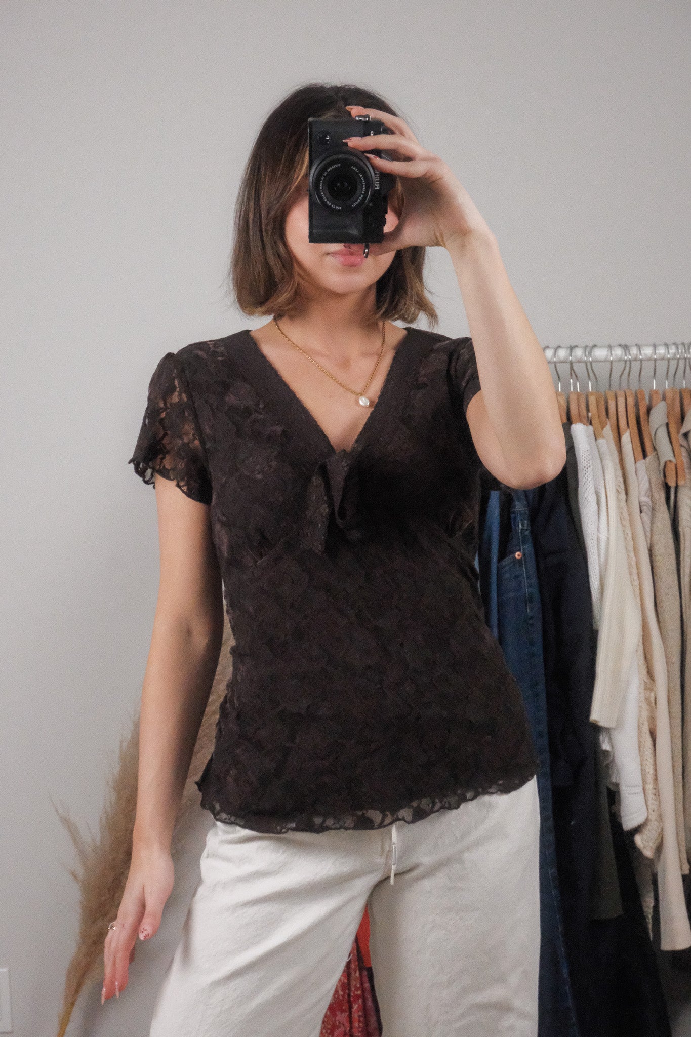 Vintage x Lace Blouse (XL)