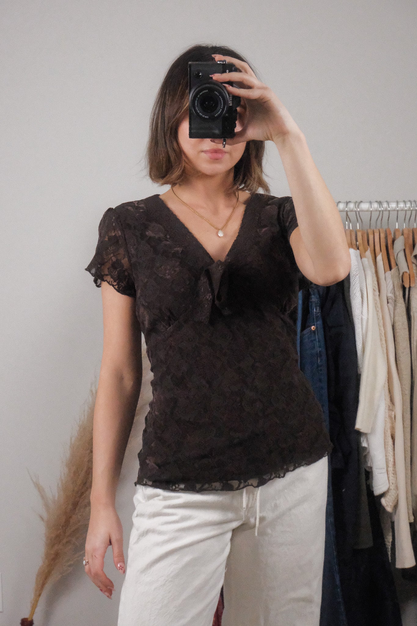 Vintage x Lace Blouse (XL)