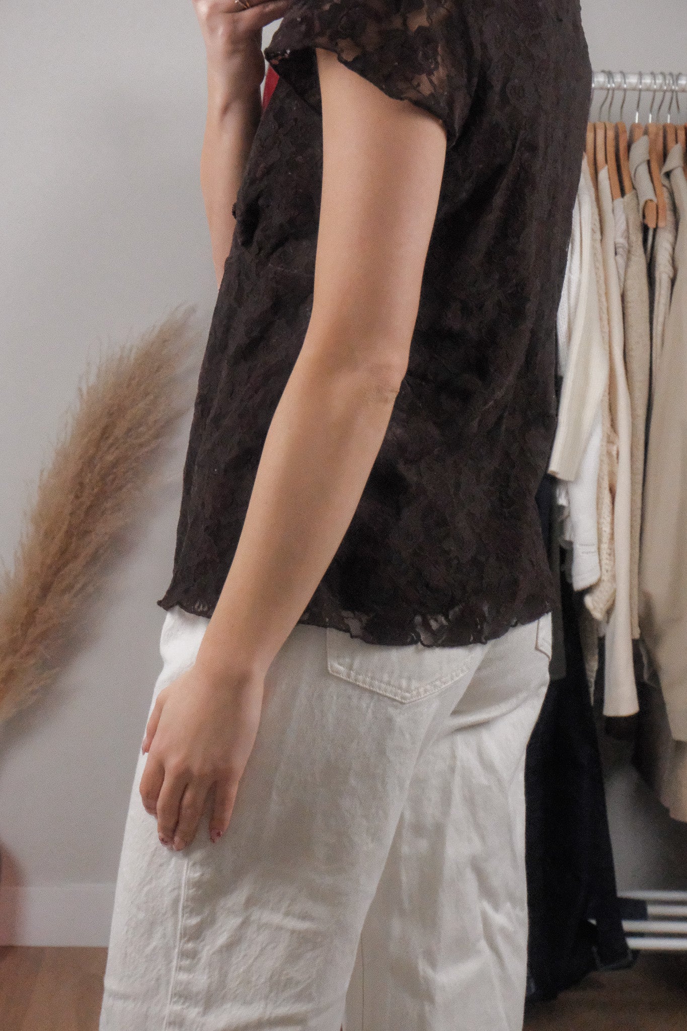 Vintage x Lace Blouse (XL)
