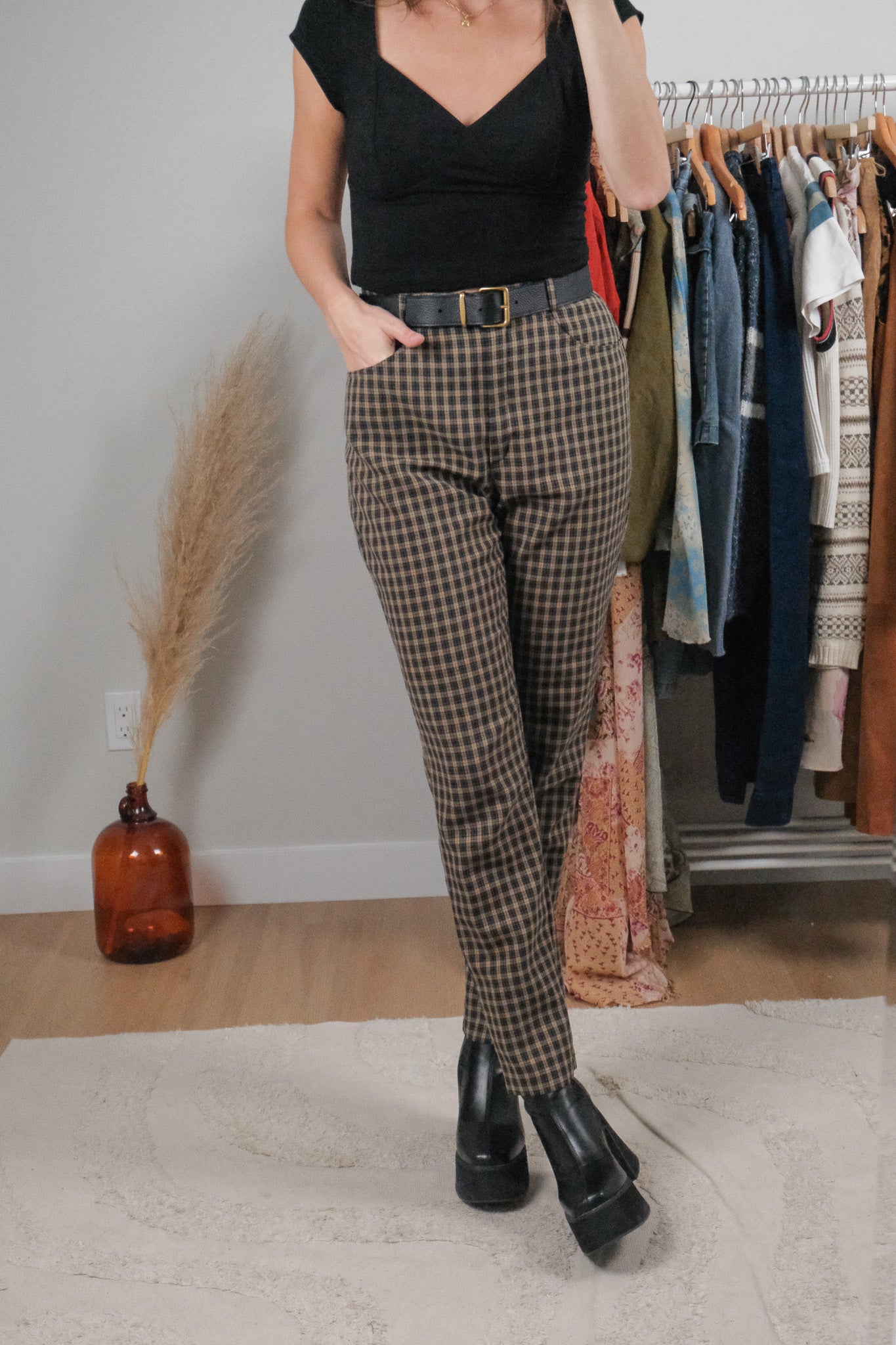 Vintage x Plaid Pants (4)