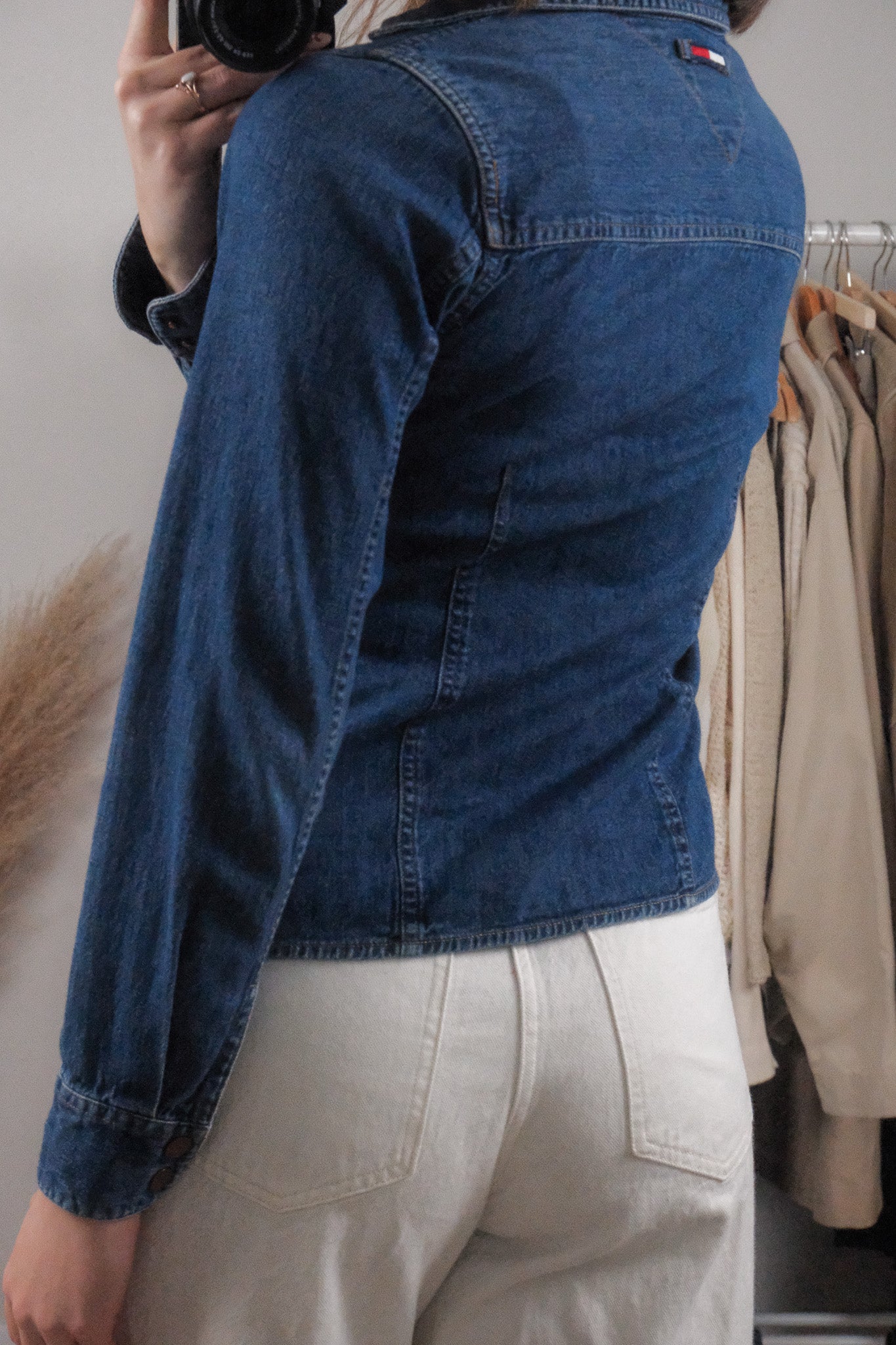 Vintage x Tommy Hilfiger x Denim Fitted Top (S)
