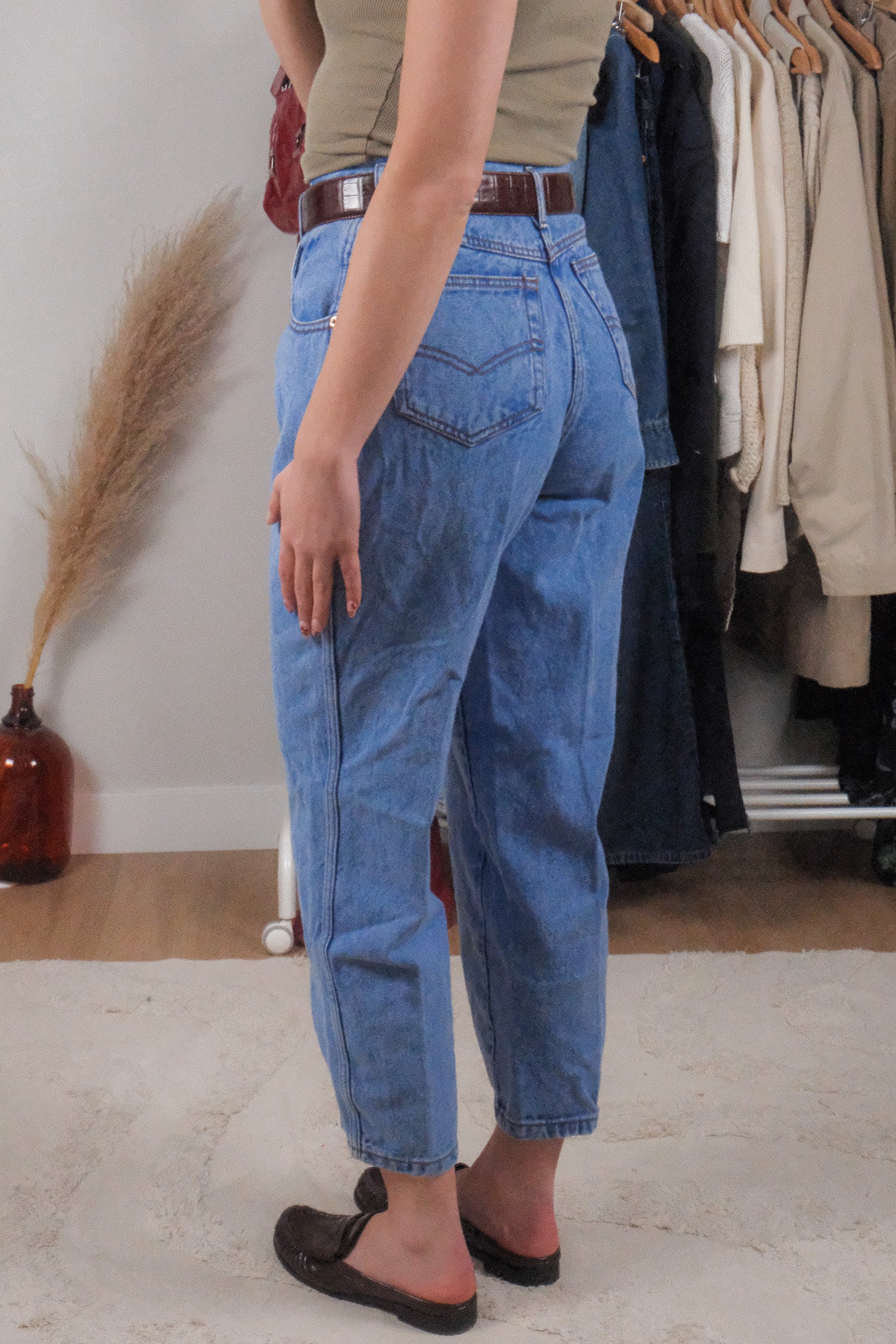 Vintage x Pleated Jeans (4/6)