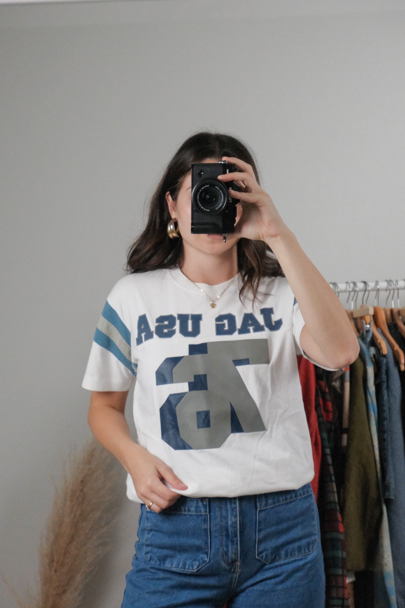 Vintage x Cotton Jersey T-Shirt (XS-M)