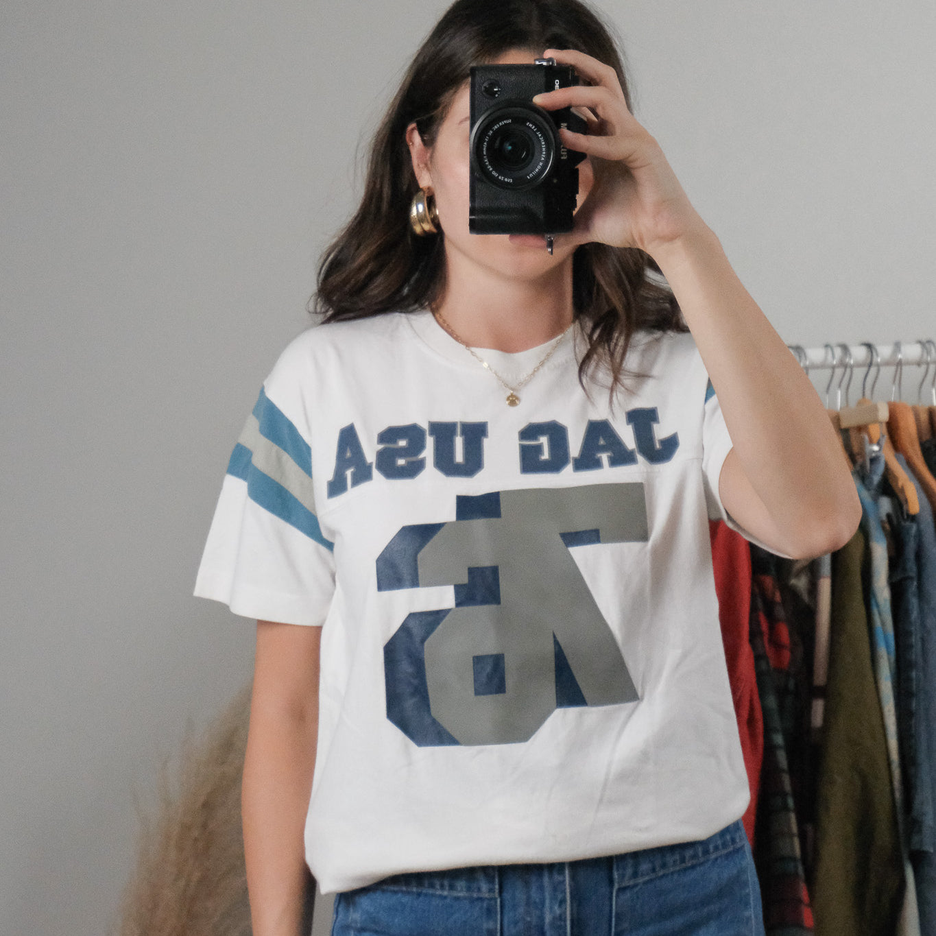 Vintage x Cotton Jersey T-Shirt (XS-M)