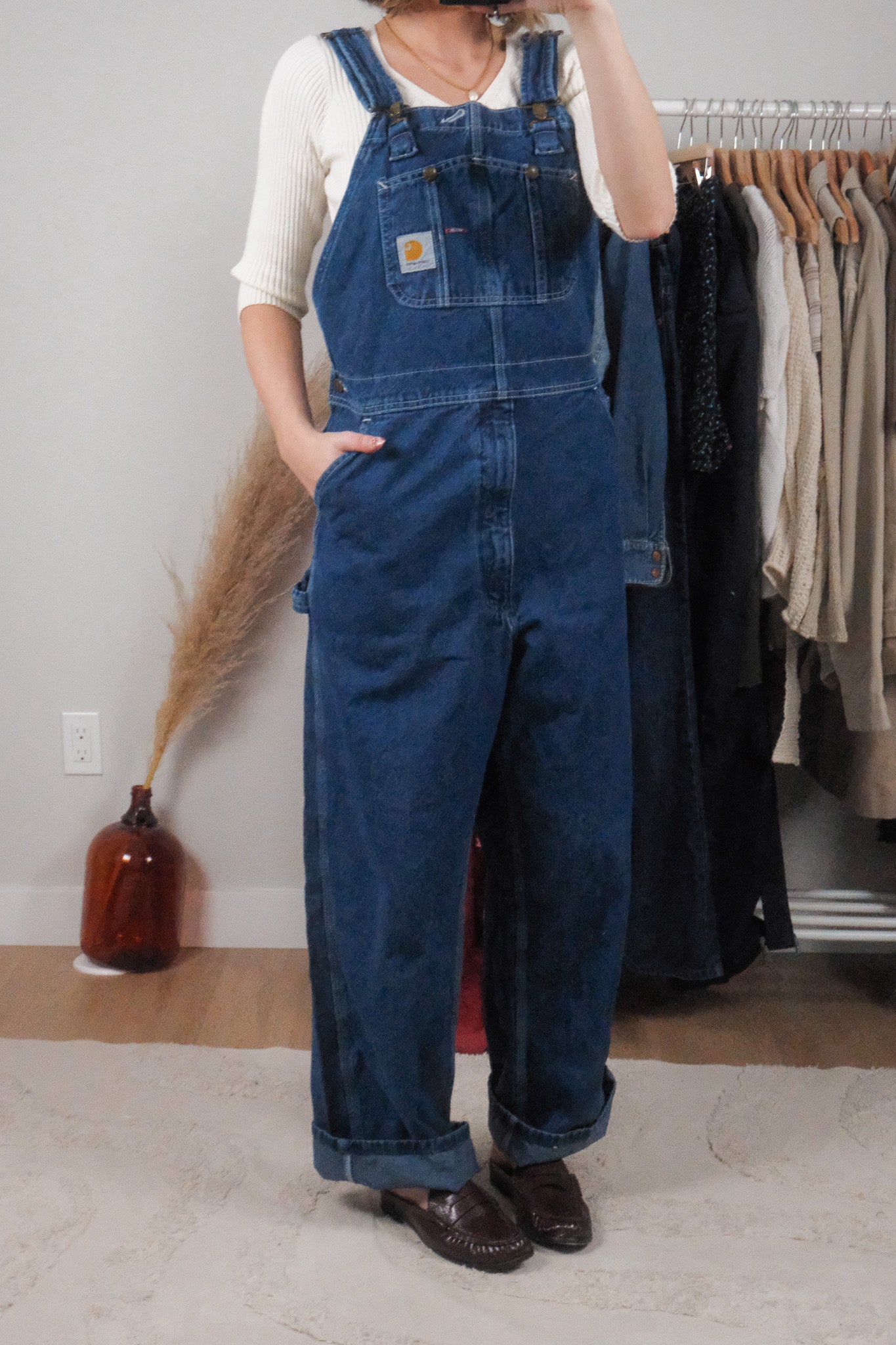 Vintage x Carhartt Overalls (L/XL)