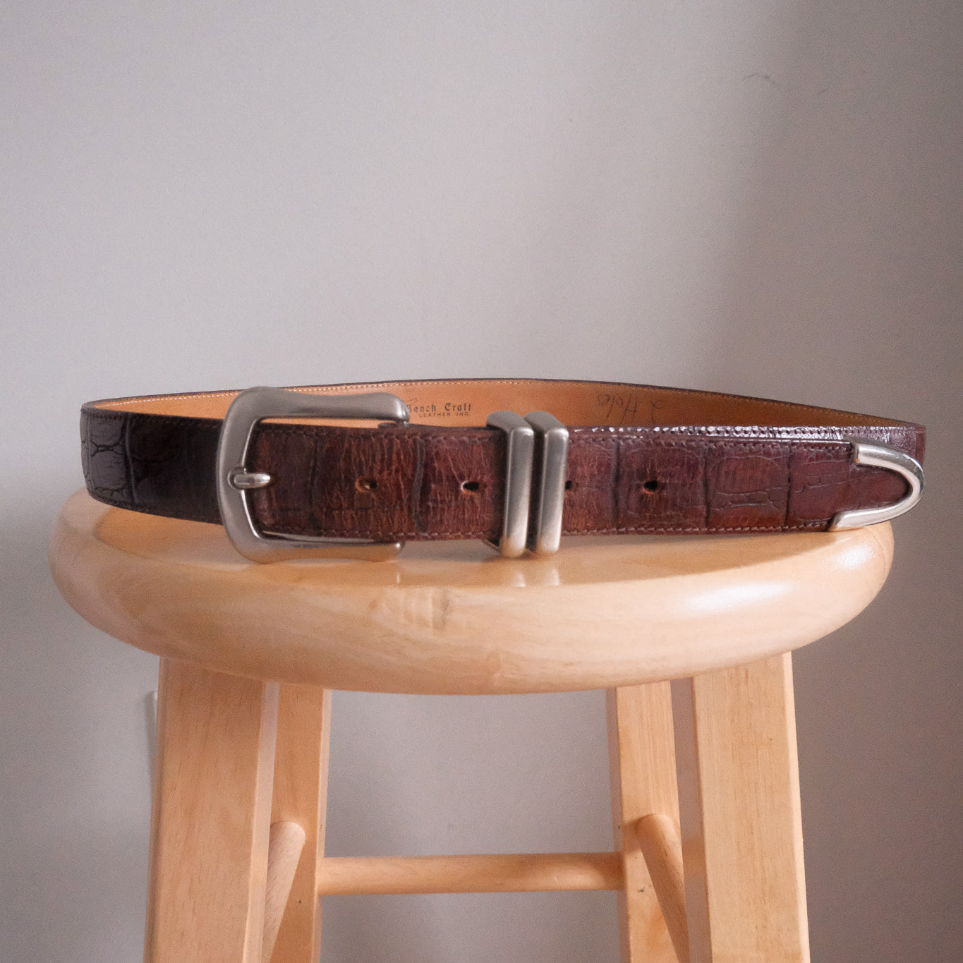 Vintage x Leather Textured Belt (L/XL)