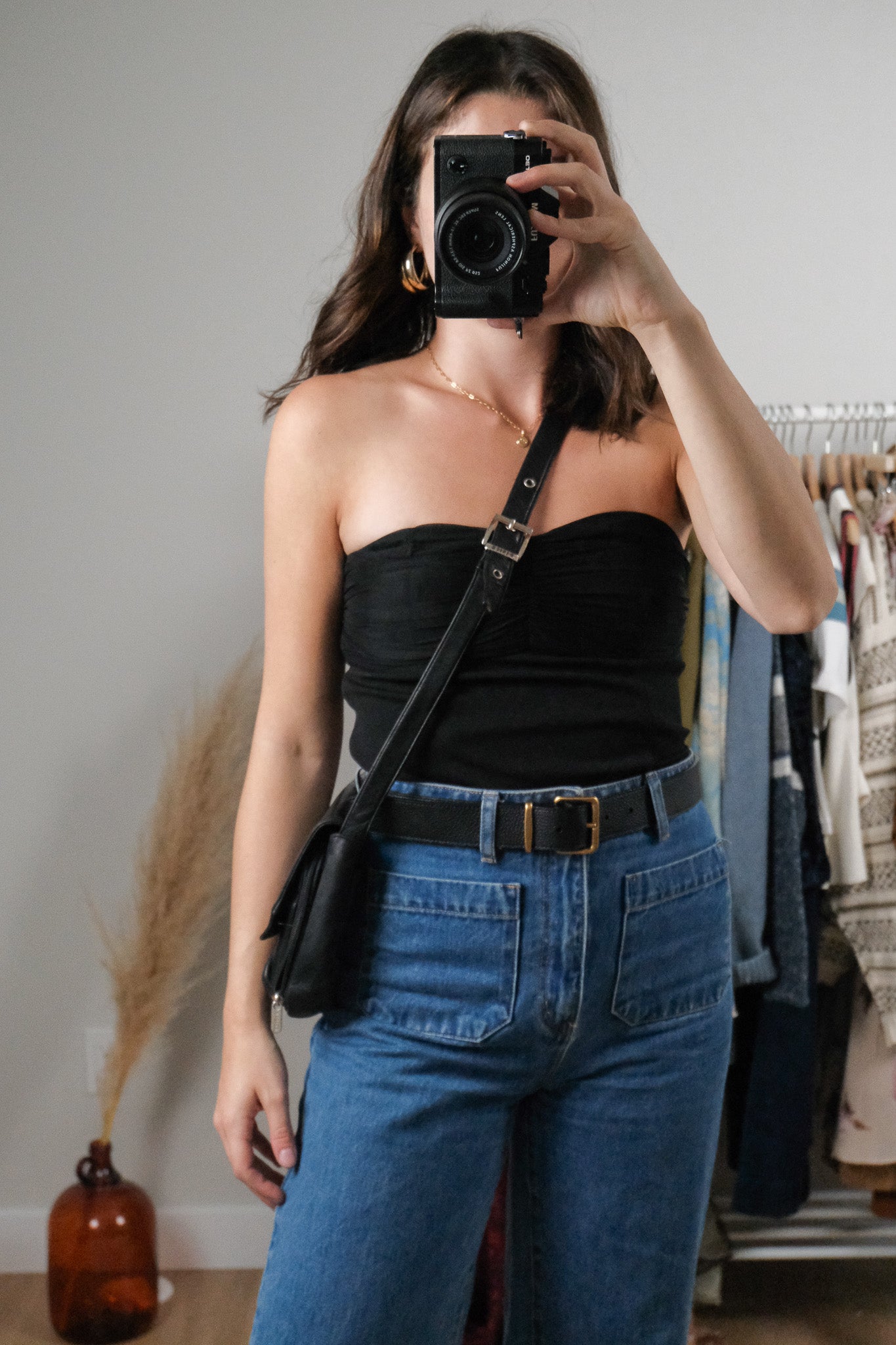 Vintage x Danier Leather Cross-Body Purse