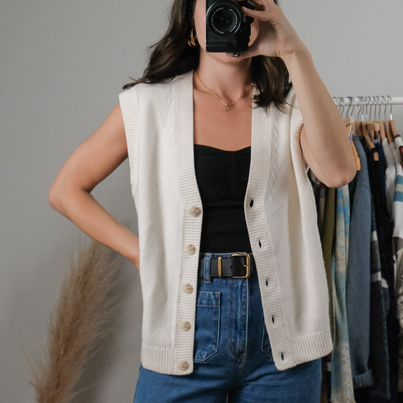 Aritzia x Merino Wool Blend Sweater Vest (S/M)