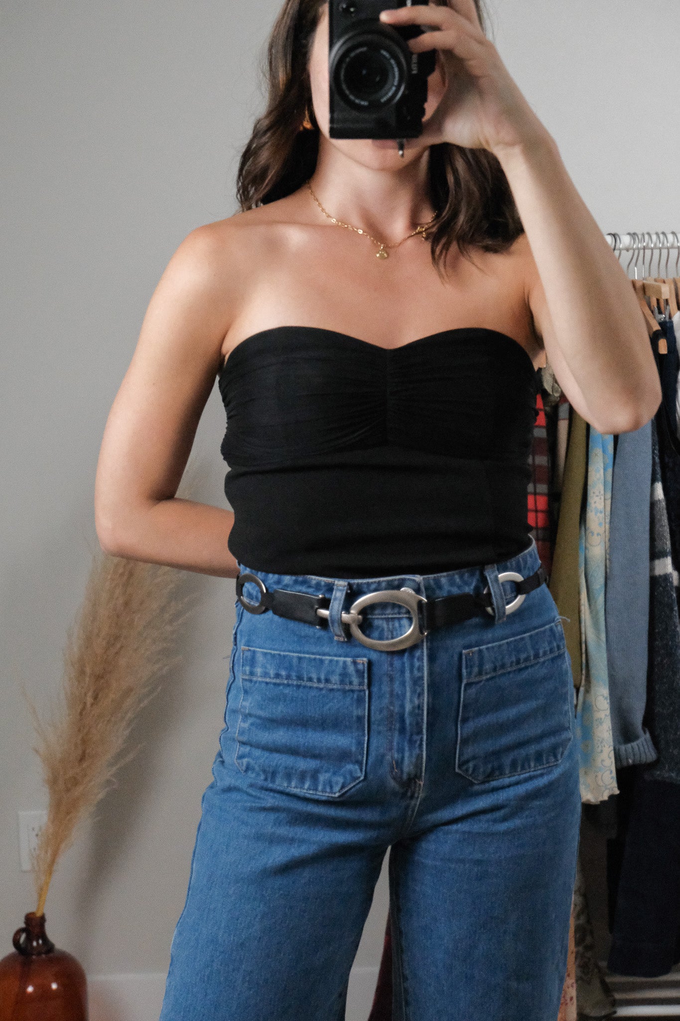 Suzi Roher x Leather/Medal Belt (L/XL)