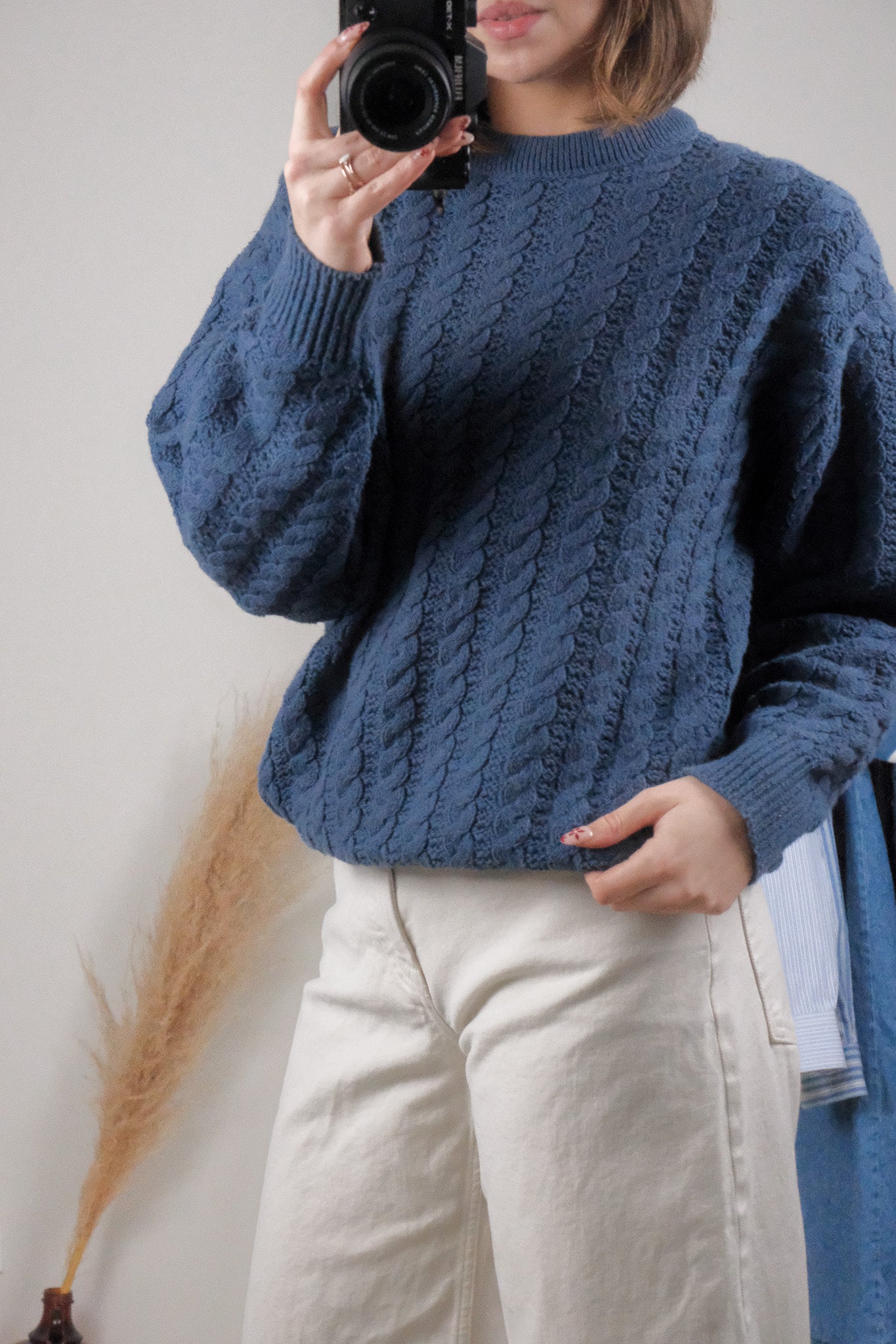 Made in Canada x Vintage x Chunky Knit (S/M)