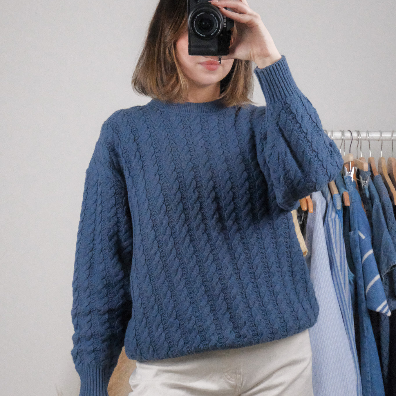Made in Canada x Vintage x Chunky Knit (S/M)