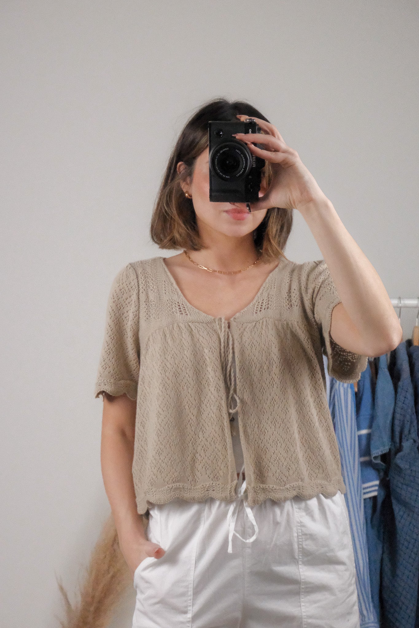 Modern x Short Sleeve Tie Knit (S/M)