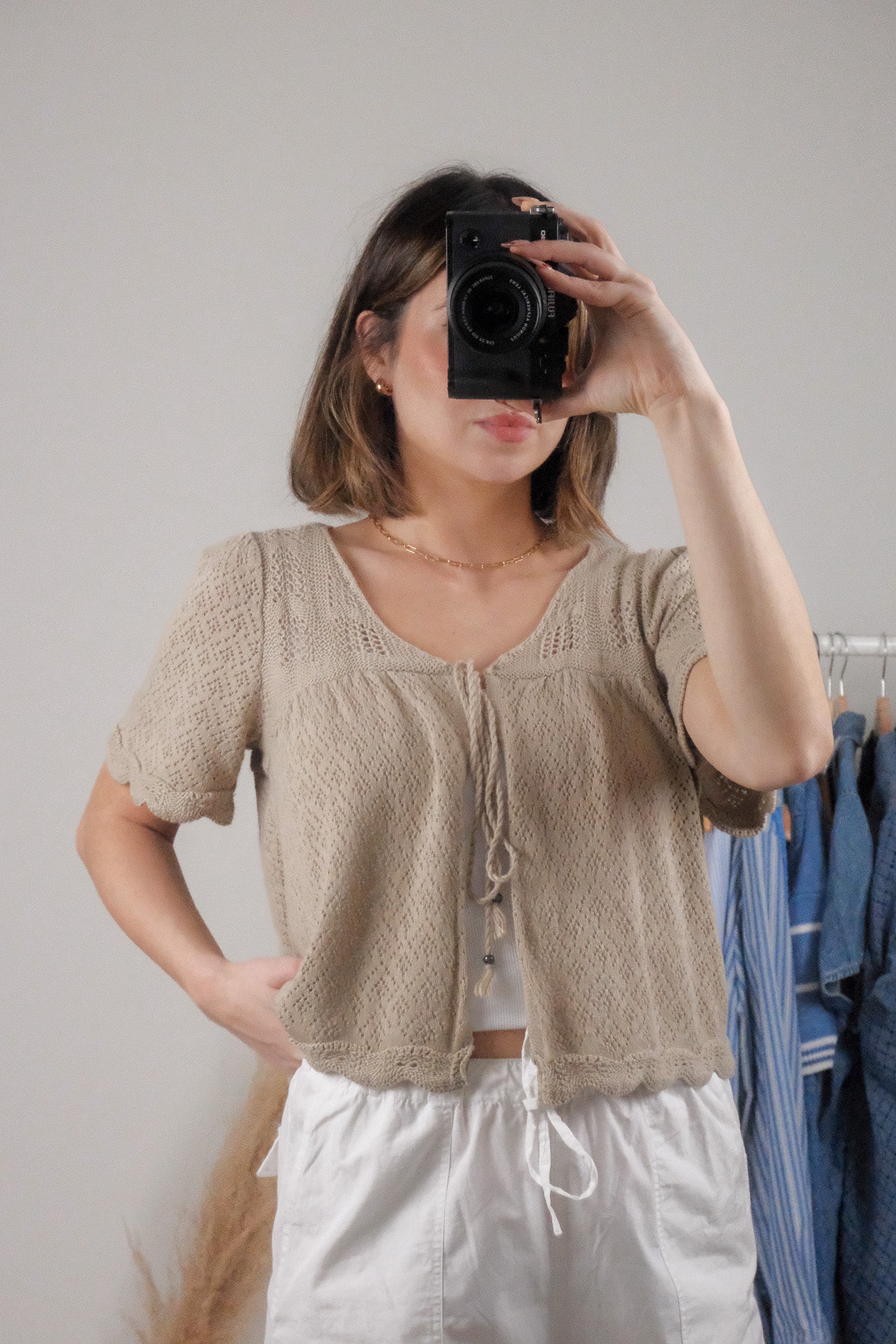 Modern x Short Sleeve Tie Knit (S/M)