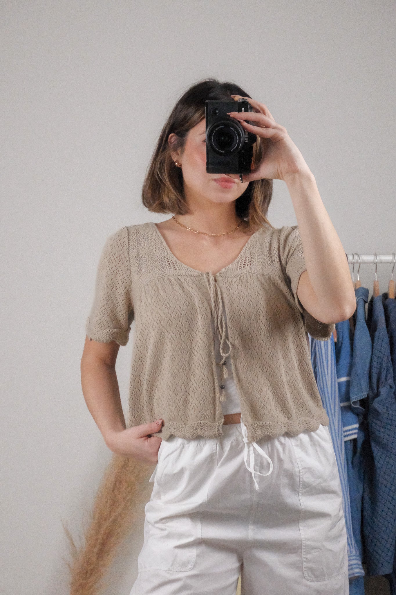 Modern x Short Sleeve Tie Knit (S/M)