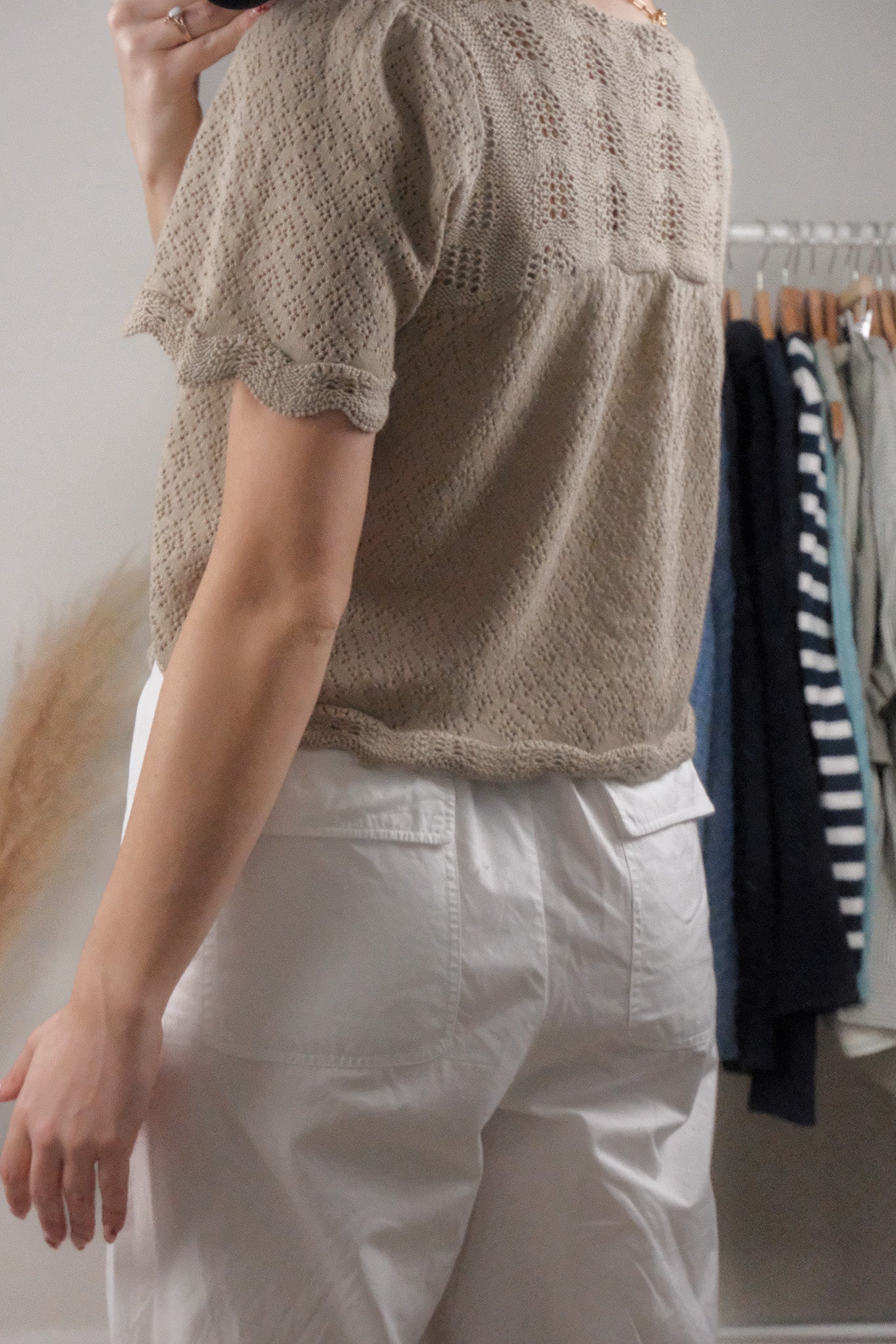 Modern x Short Sleeve Tie Knit (S/M)