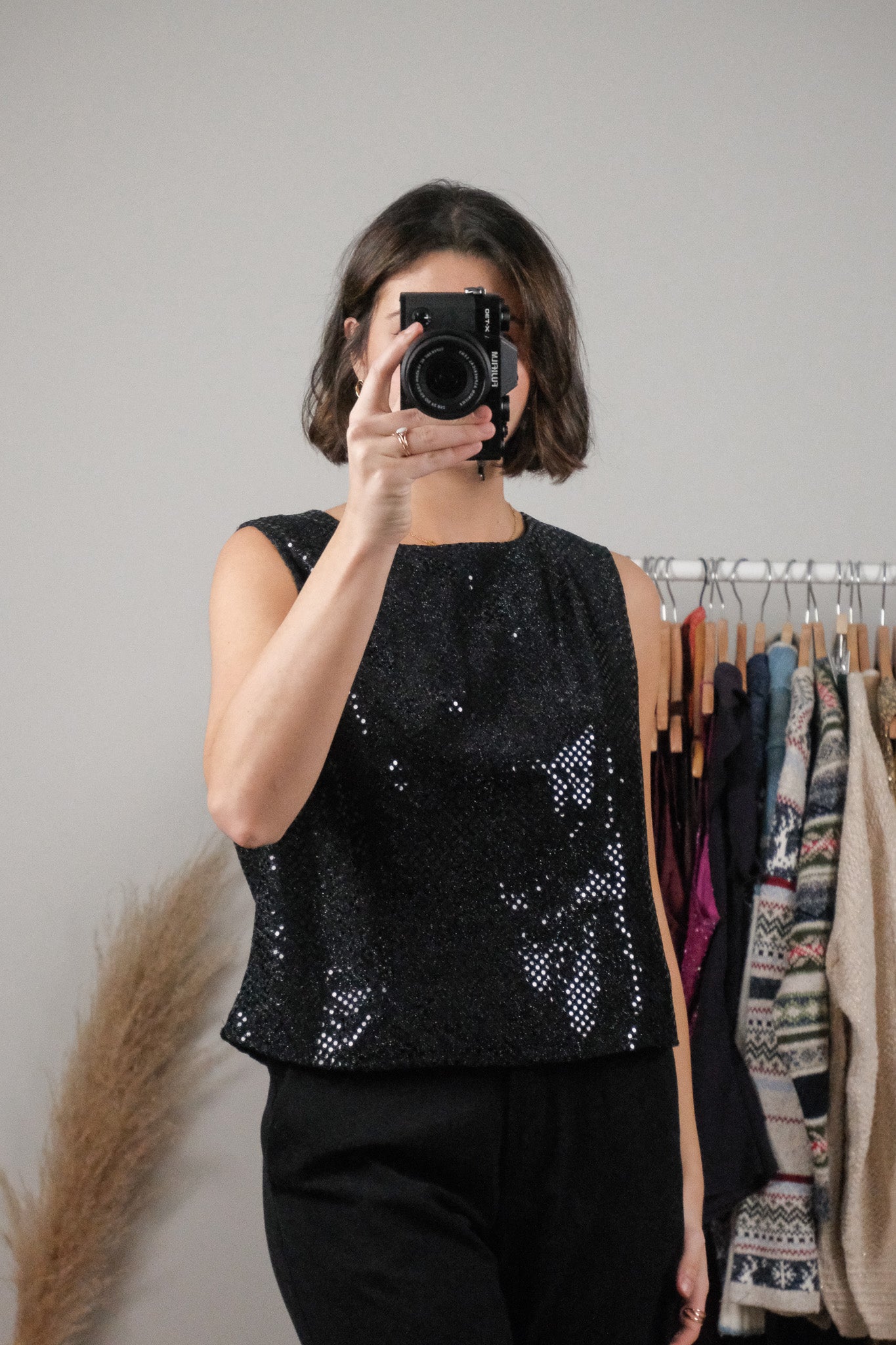 Made in Canada x Vintage x Sequin/Shimmer Tank (8/10)
