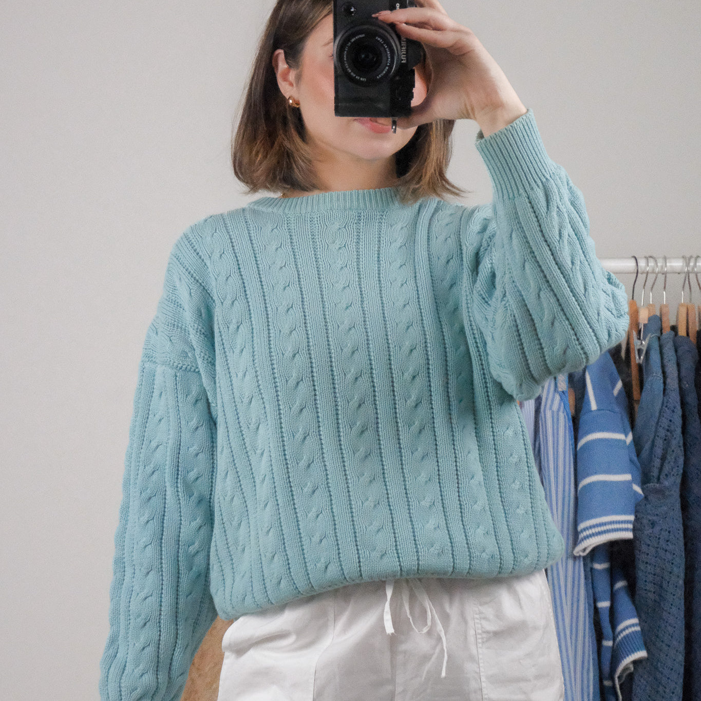 Vintage x Eddie Bauer x Chunky Cotton Knit (S/M)
